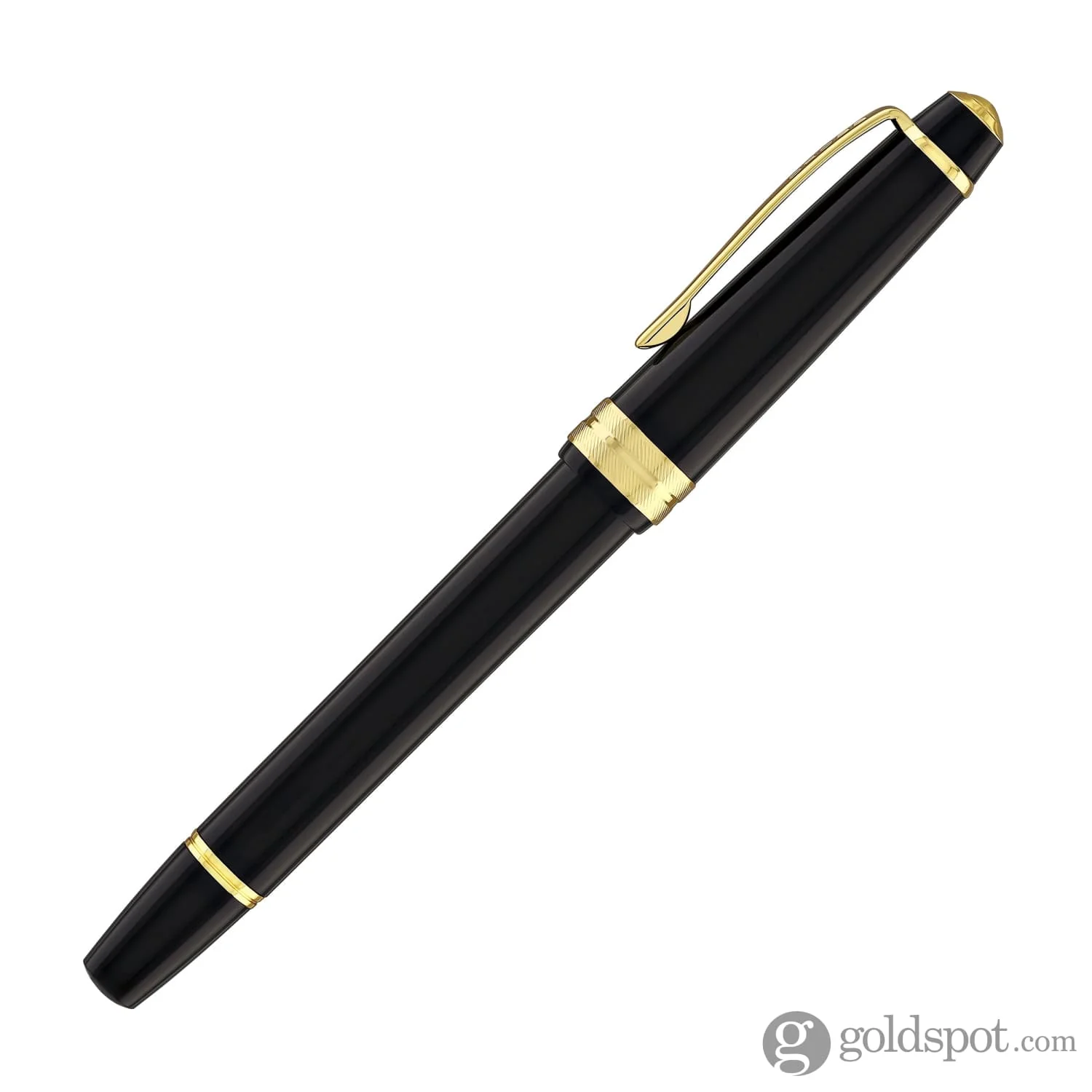 Cross Bailey Light Rollerball Pen in Glossy Black Resin with Gold Trim - Image 5