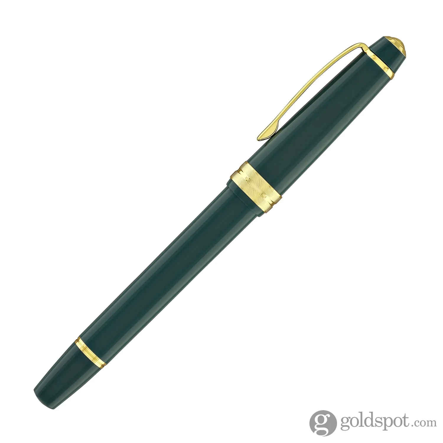 Cross Bailey Light Rollerball Pen in Glossy Green Resin with Gold Trim - Image 5