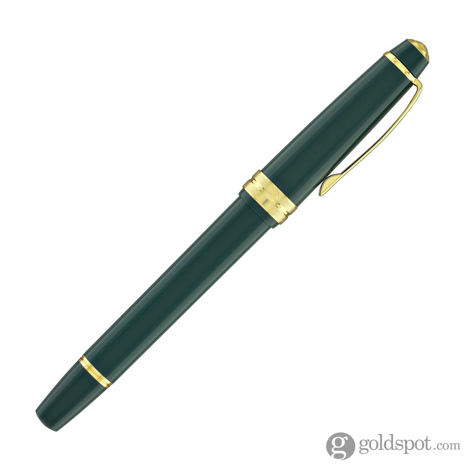 Cross Bailey Light Rollerball Pen in Glossy Green Resin with Gold Trim - Image 6