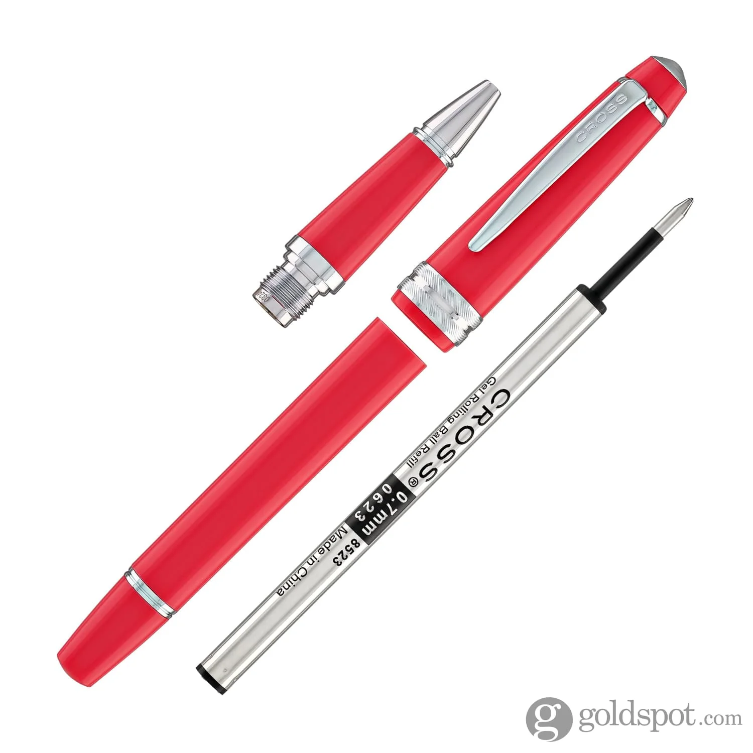 Cross Bailey Light Rollerball Pen in Polished Coral Resin - Image 7