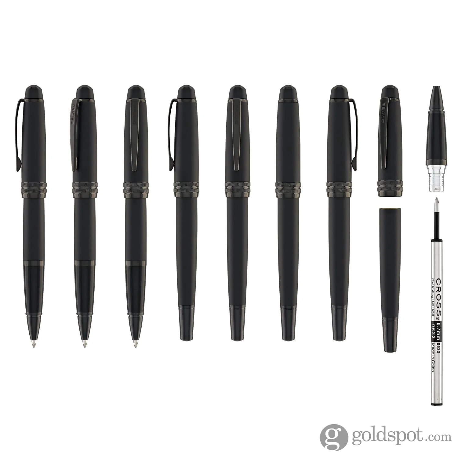Cross Bailey Rollerball Pen Matte Black Lacquer PVD - Image 8