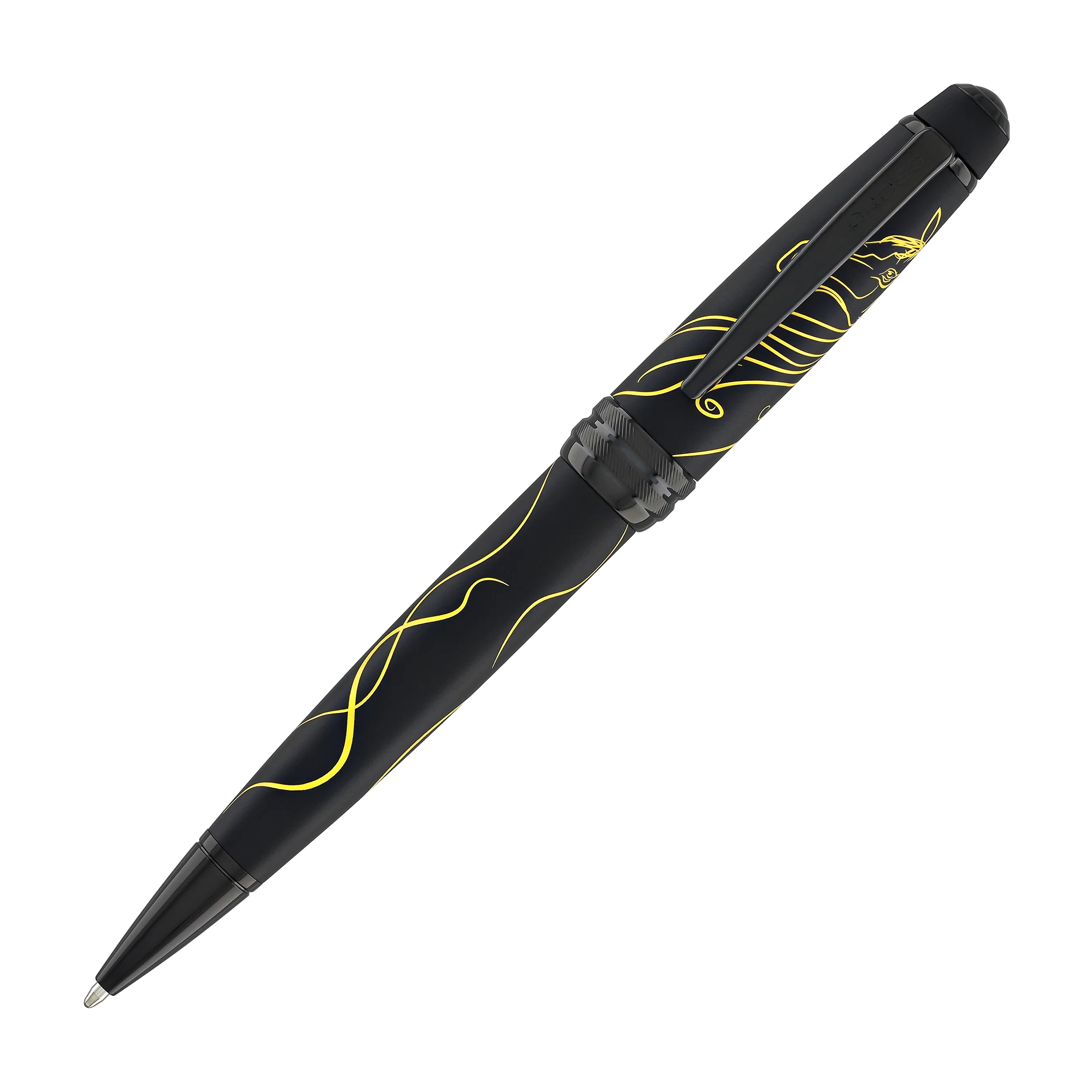 Cross Bailey Zodiac Year of the Horse Ballpoint Pen in Matte Black with Black PVD Appointments - Image 2