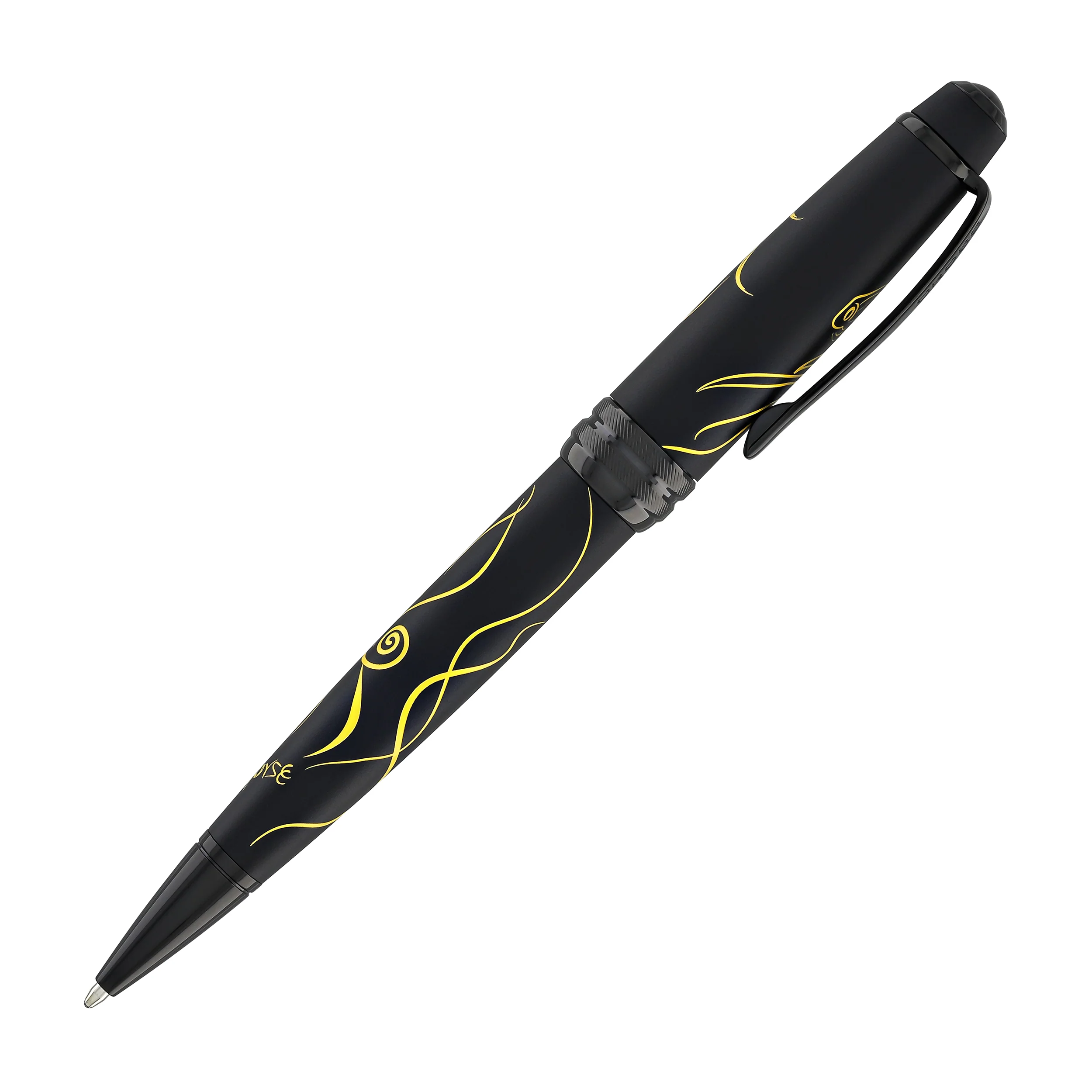 Cross Bailey Zodiac Year of the Horse Ballpoint Pen in Matte Black with Black PVD Appointments - Image 5