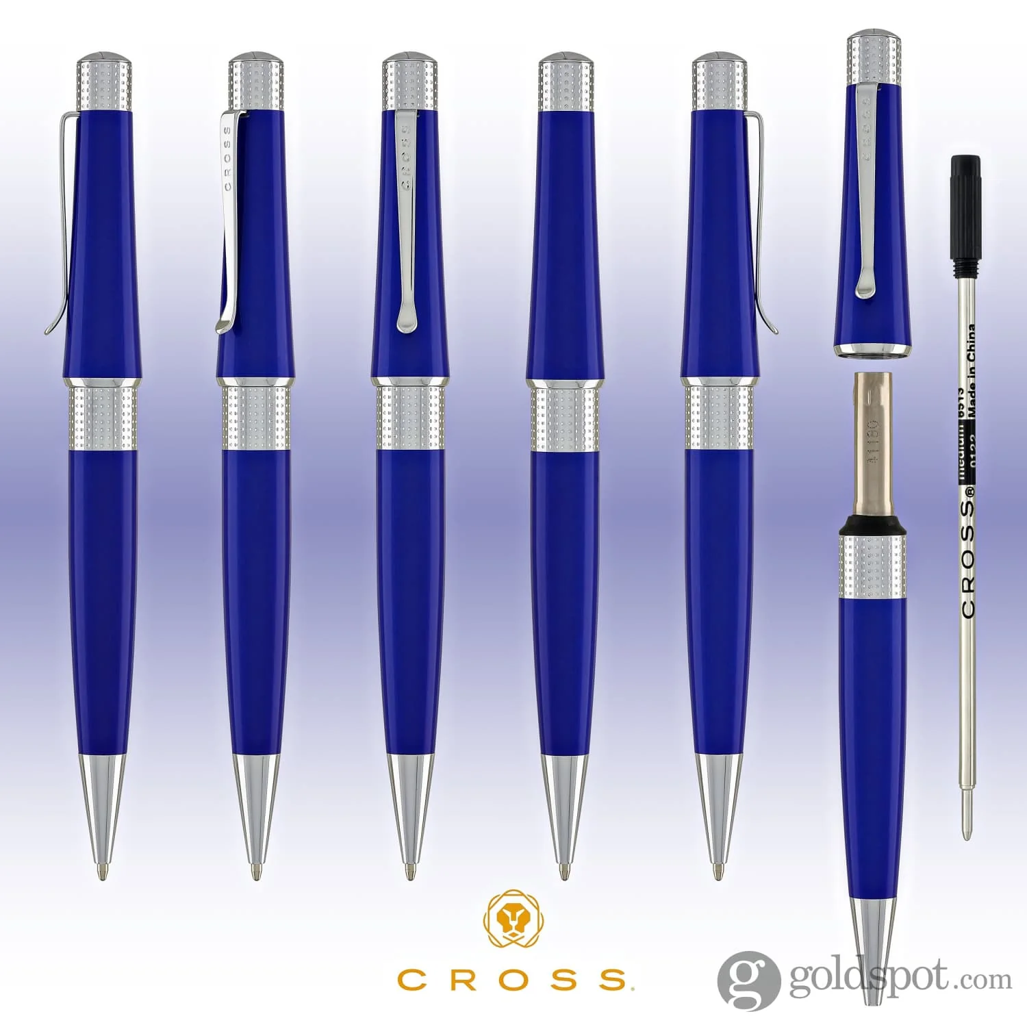 Cross Beverly Ballpoint Pen in Dark Blue - Image 7
