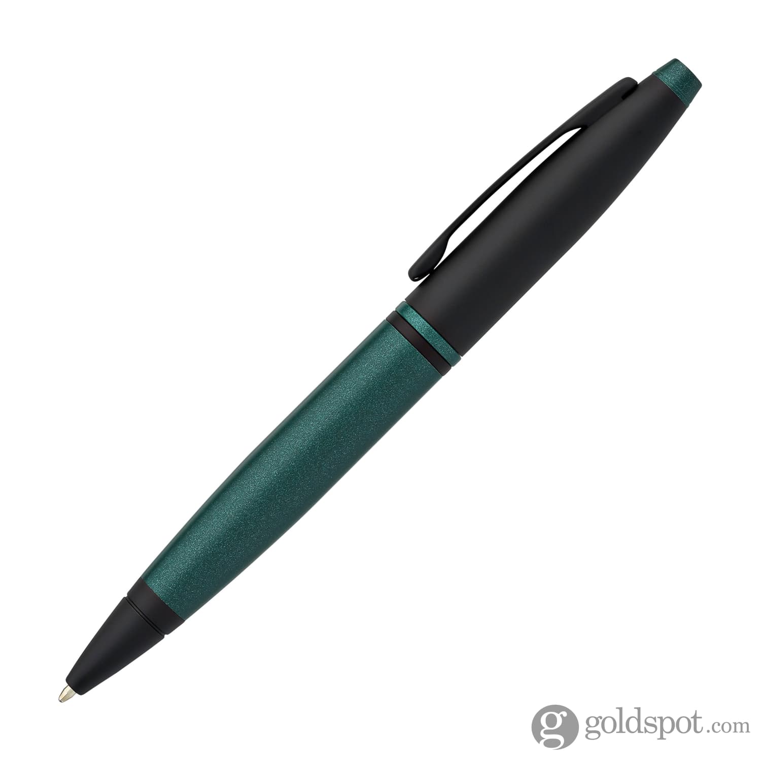 Cross Calais Ballpoint Pen in Matte Green Lacquer with Black Trim - Image 3