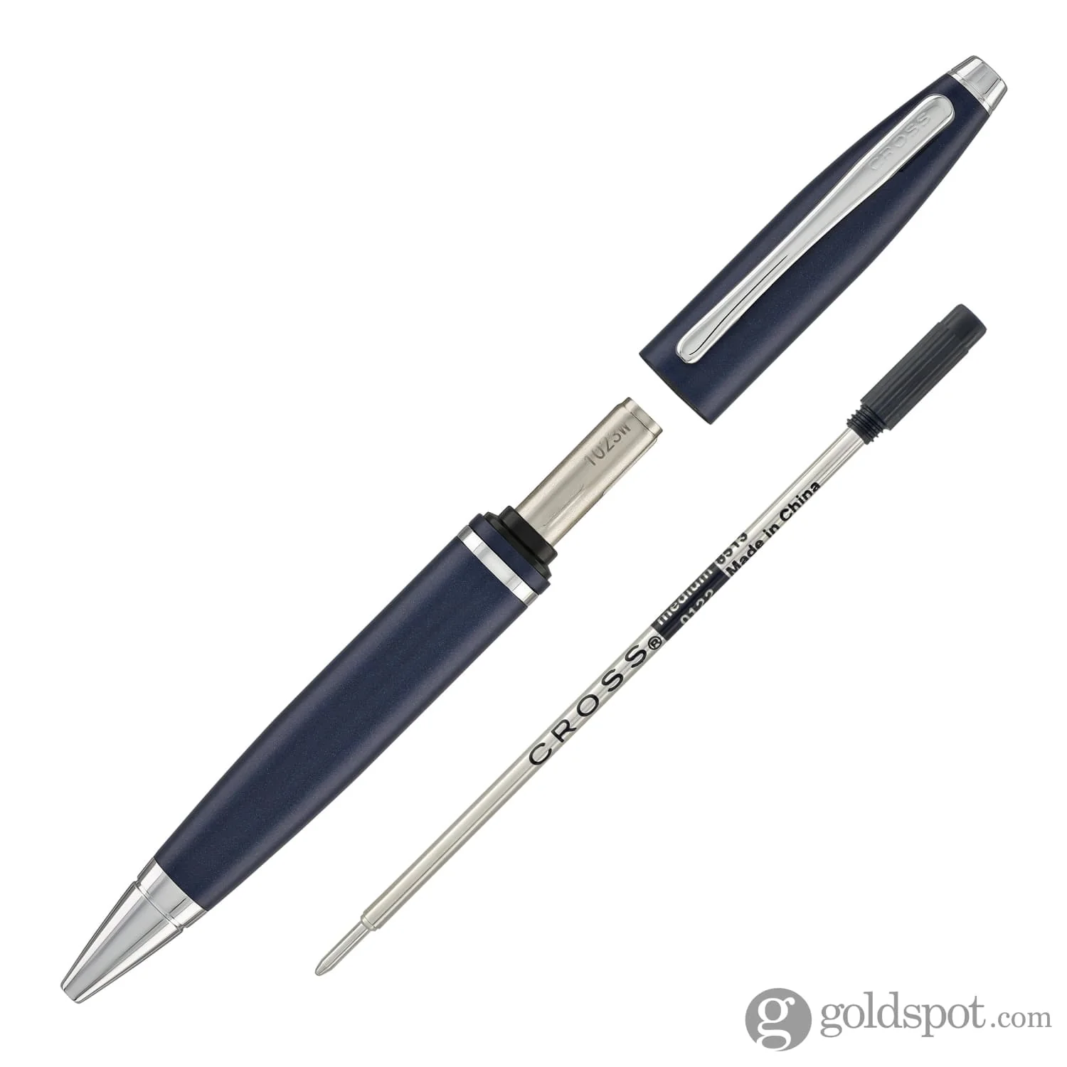 Cross Calais Ballpoint Pen in Matte Metallic Midnight Blue - Image 5