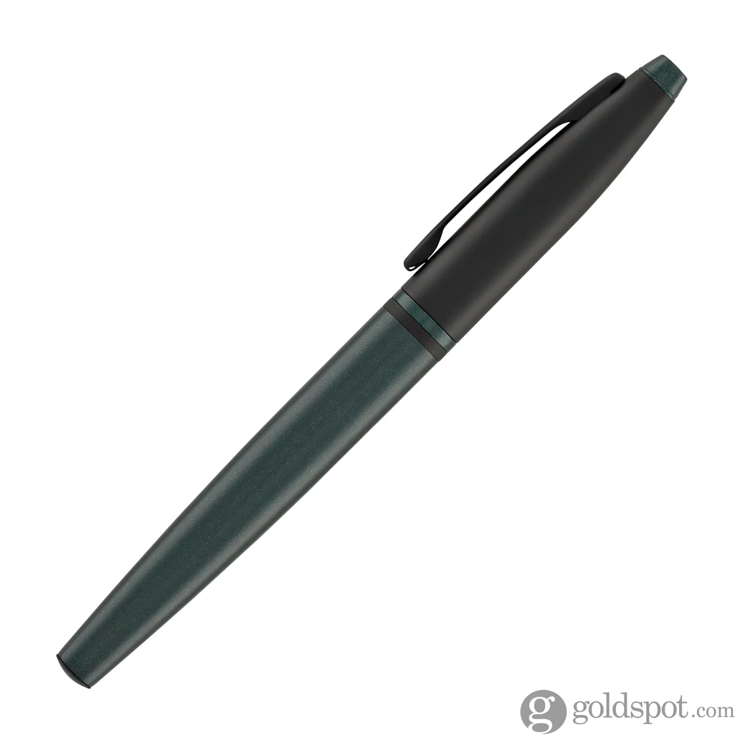 Cross Calais Fountain Pen in Matte Green Lacquer with Black Trim - Image 5