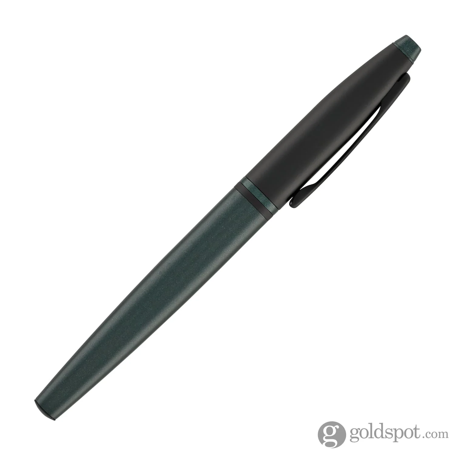Cross Calais Fountain Pen in Matte Green Lacquer with Black Trim - Image 6
