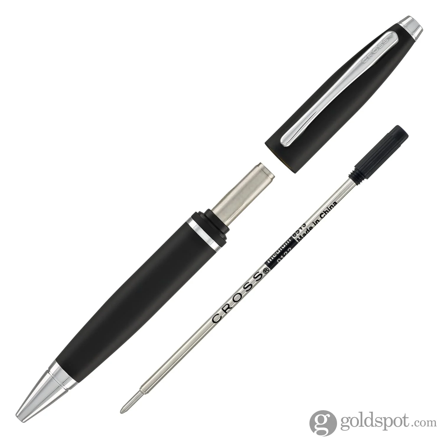 Cross Calais Ballpoint Pen in Matte Black with Chrome Trim - Image 5