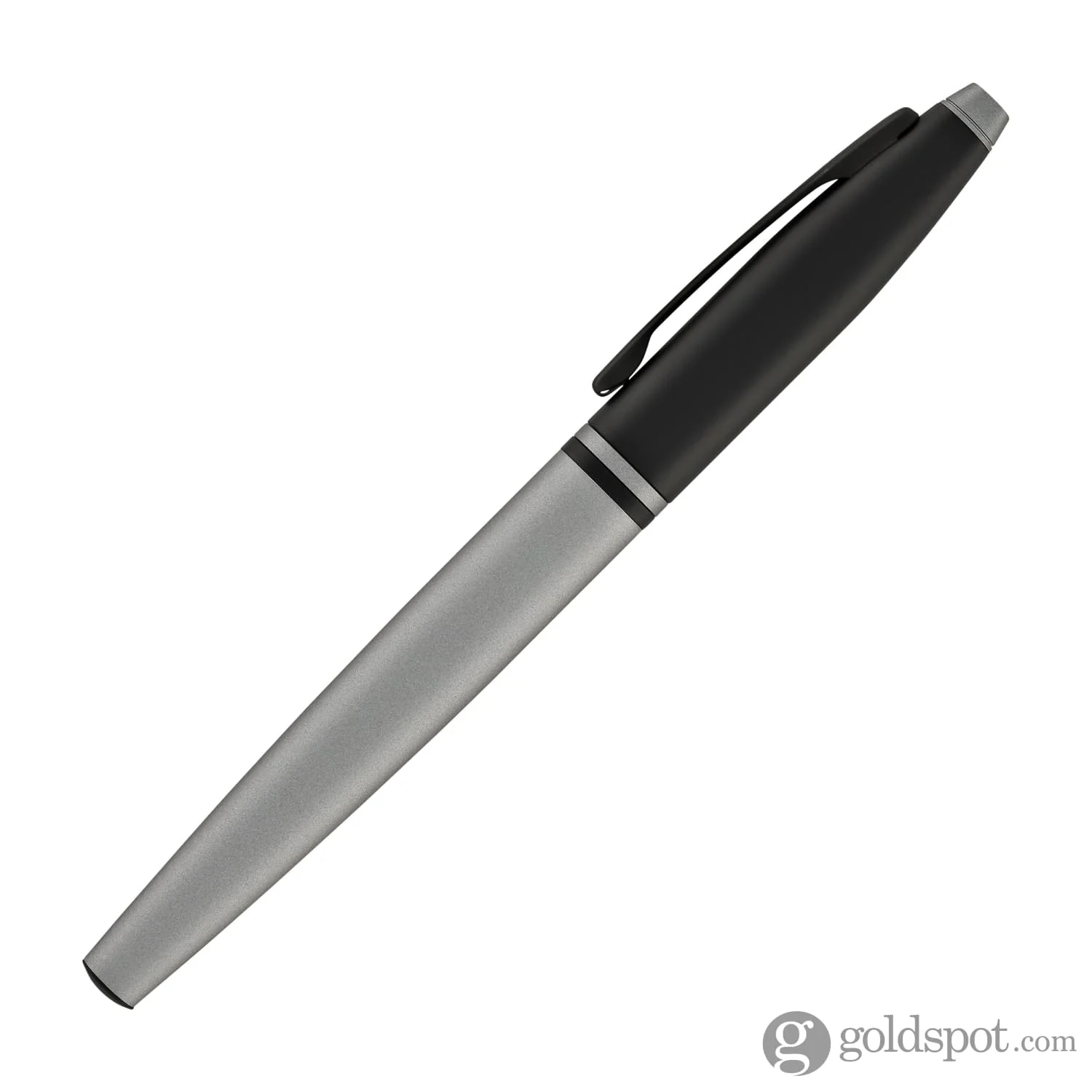Cross Calais Rollerball Pen in Matte Gray Lacquer with Black Trim - Image 5