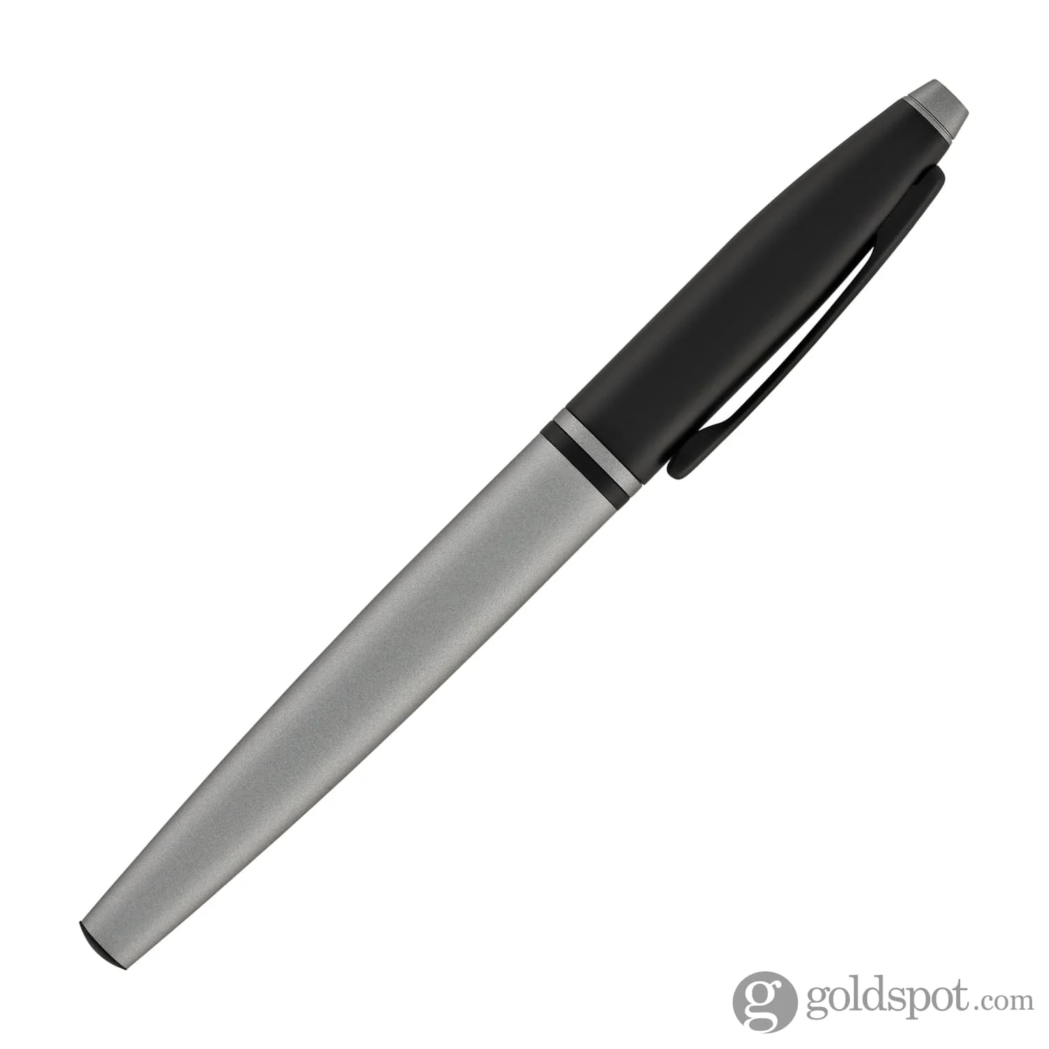 Cross Calais Rollerball Pen in Matte Gray Lacquer with Black Trim - Image 6