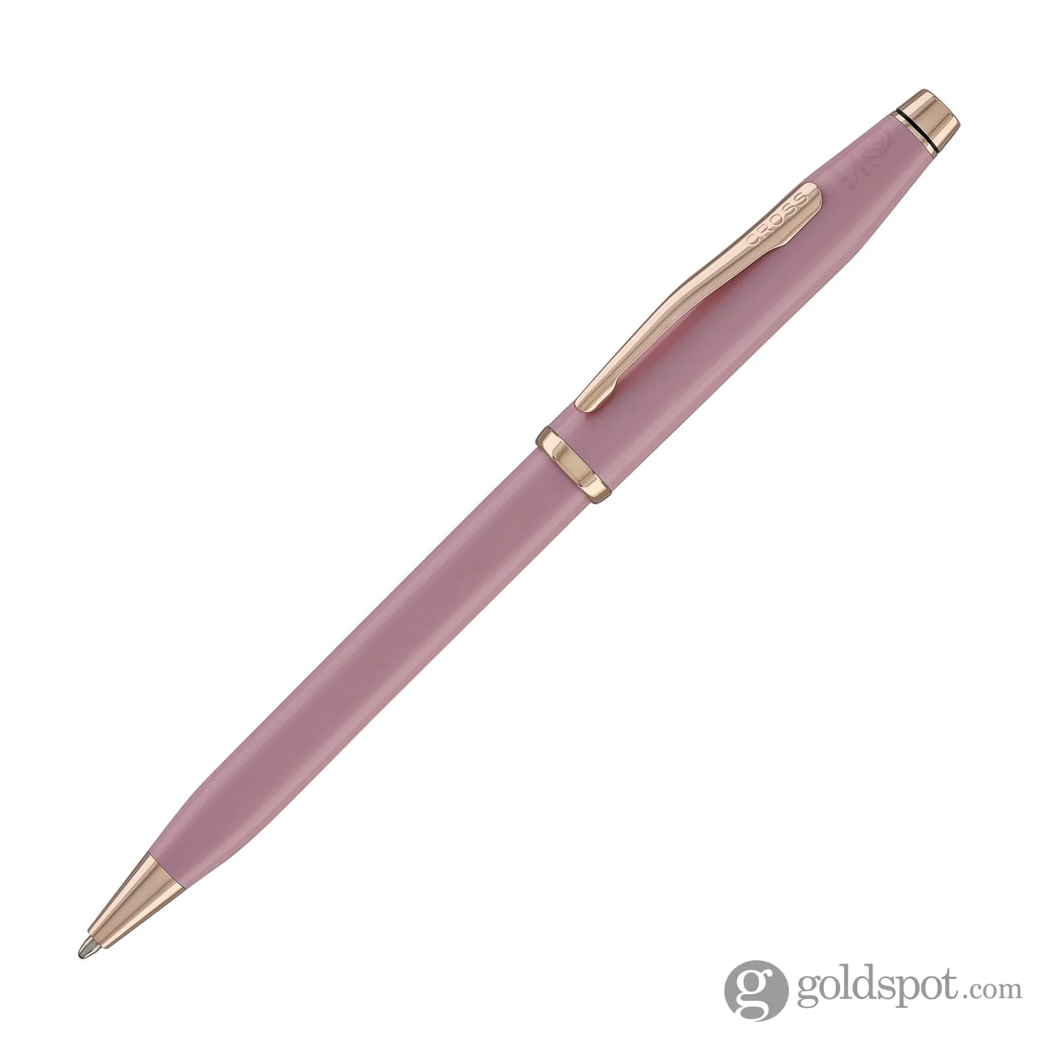Cross Century II Ballpoint Pen in Smoky Pink Lacquer with Rose Gold Trim - Image 2