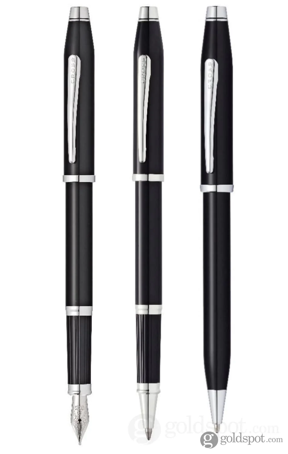 Cross Century II Ballpoint Pen in Black Lacquer - Image 2