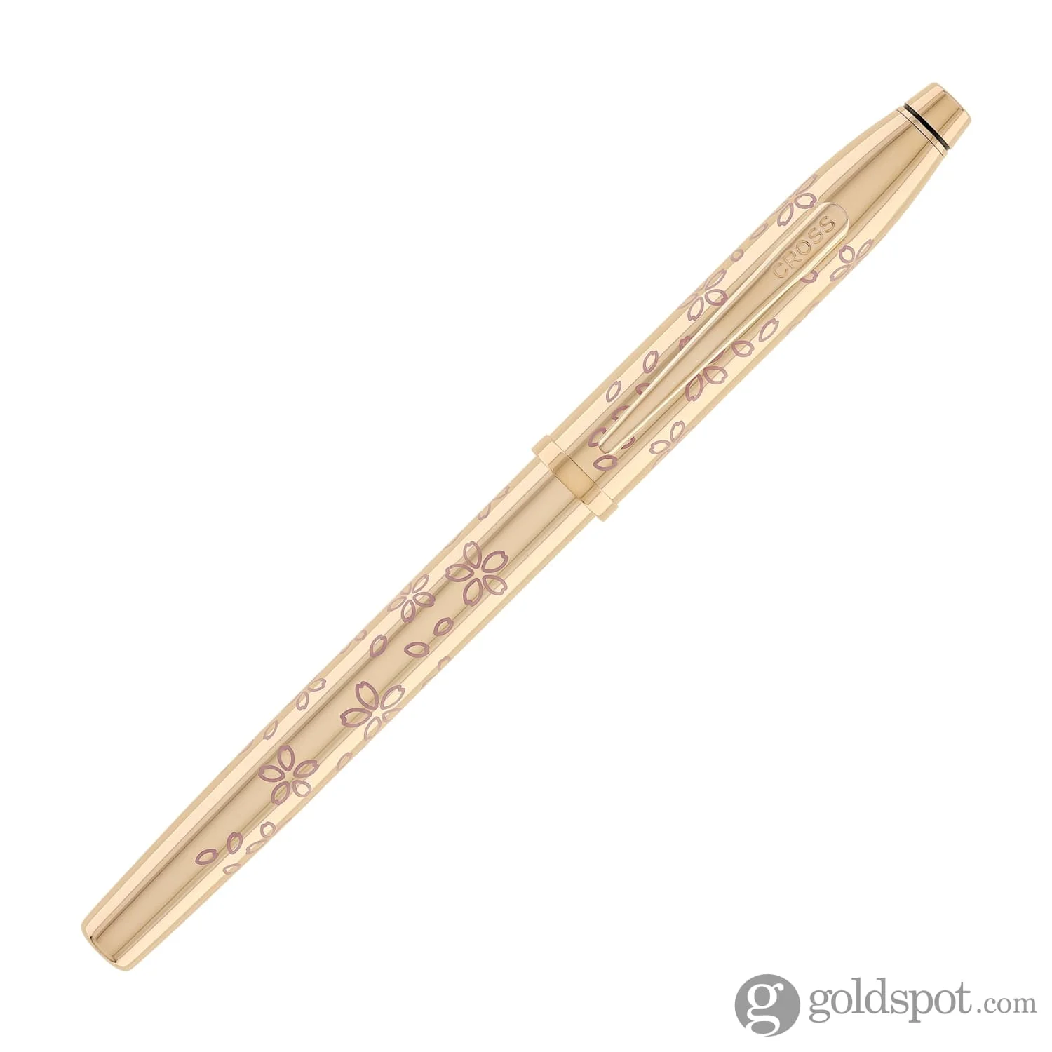 Cross Century II Cherry Blossom Fountain Pen in Rose Gold Plated with Polished Rose Gold Trim - Image 2