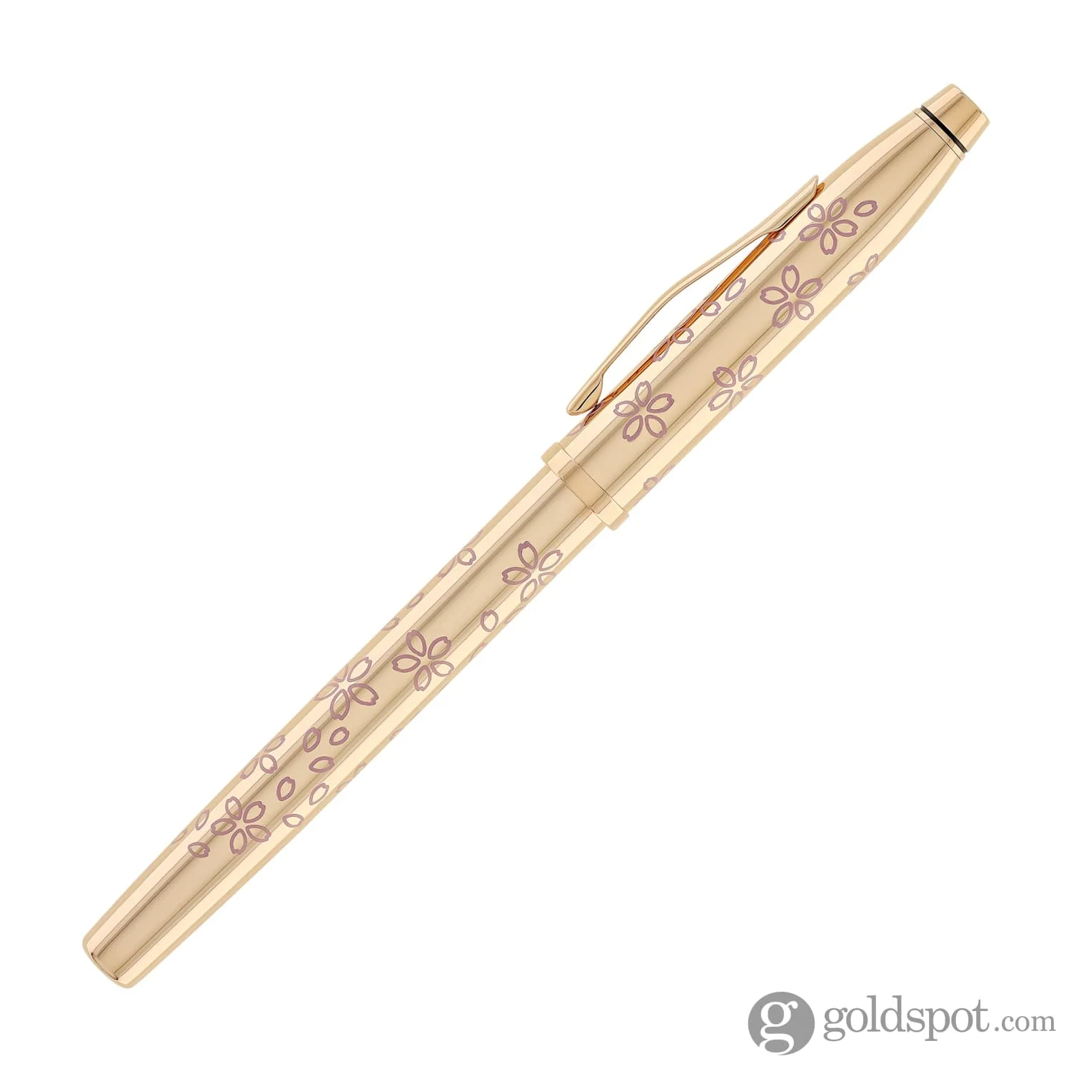 Cross Century II Cherry Blossom Fountain Pen in Rose Gold Plated with Polished Rose Gold Trim - Image 5