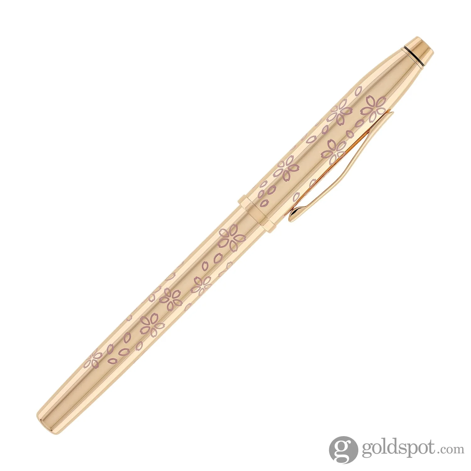 Cross Century II Cherry Blossom Fountain Pen in Rose Gold Plated with Polished Rose Gold Trim - Image 6