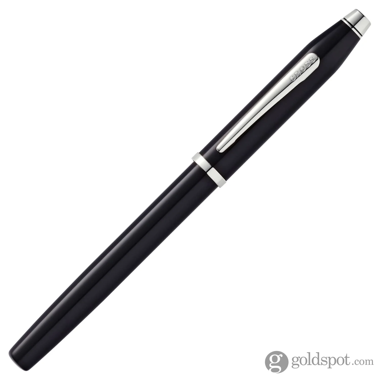Cross Century II Selectip Rollerball Pen in Black Lacquer & Rhodium Plated Trim - Image 3