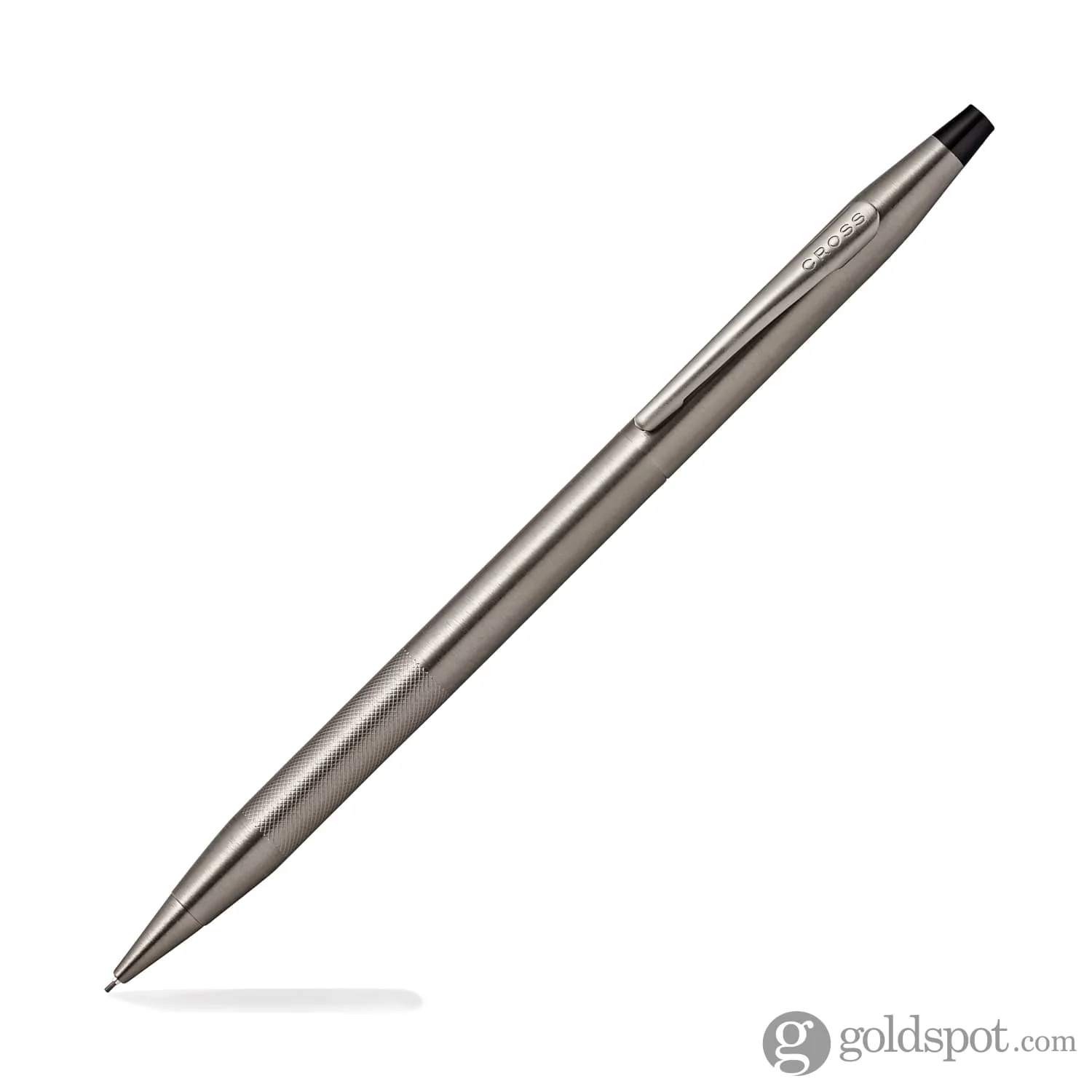 Cross Classic Century Ballpoint Pen & 0.7mm Mechanical Pencil Set in Titanium Gray with Micro Knurl Grip - Image 5