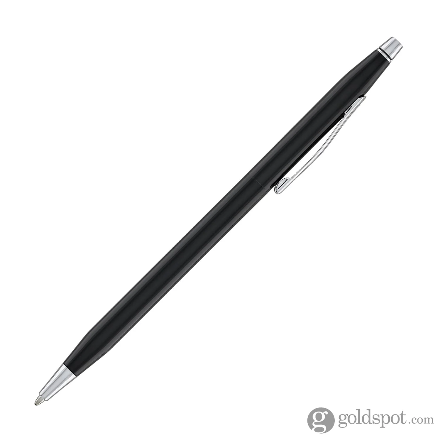 Cross Classic Century Ballpoint Pen in Black Lacquer with Chrome Trim - Image 4