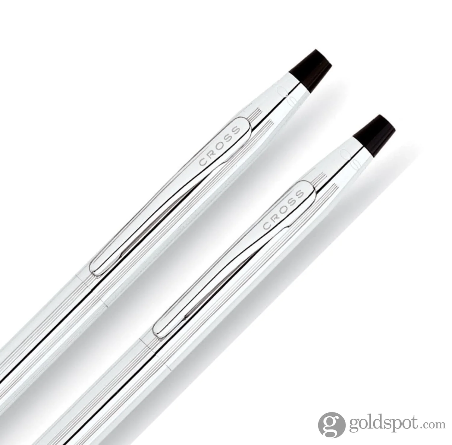 Cross Classic Century Ballpoint Pen & 0.7mm Mechanical Pencil Set in Lustrous Chrome - Image 3