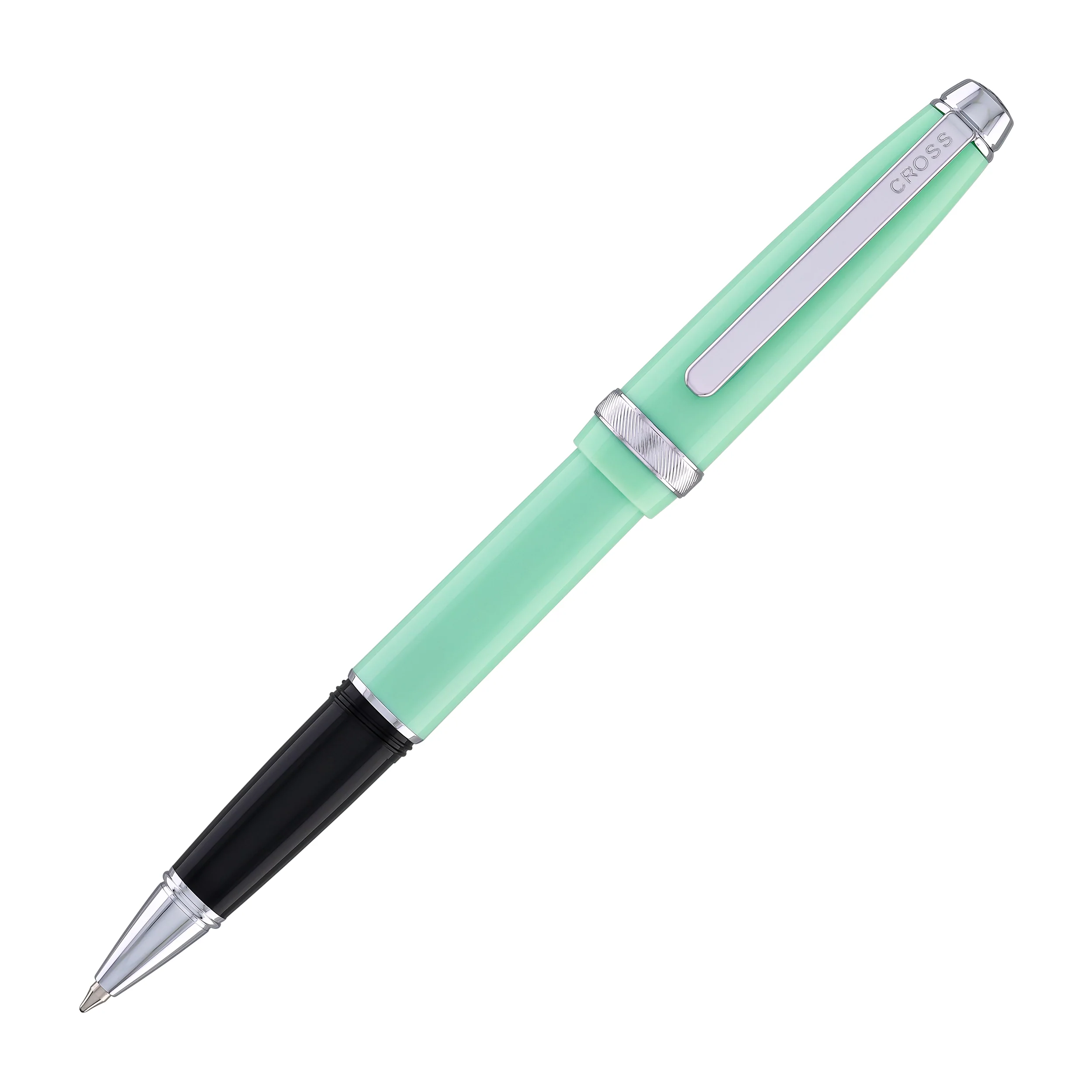 Cross Lume Ballpoint Pen in Seafoam with Polished Chrome Appointments - Image 3