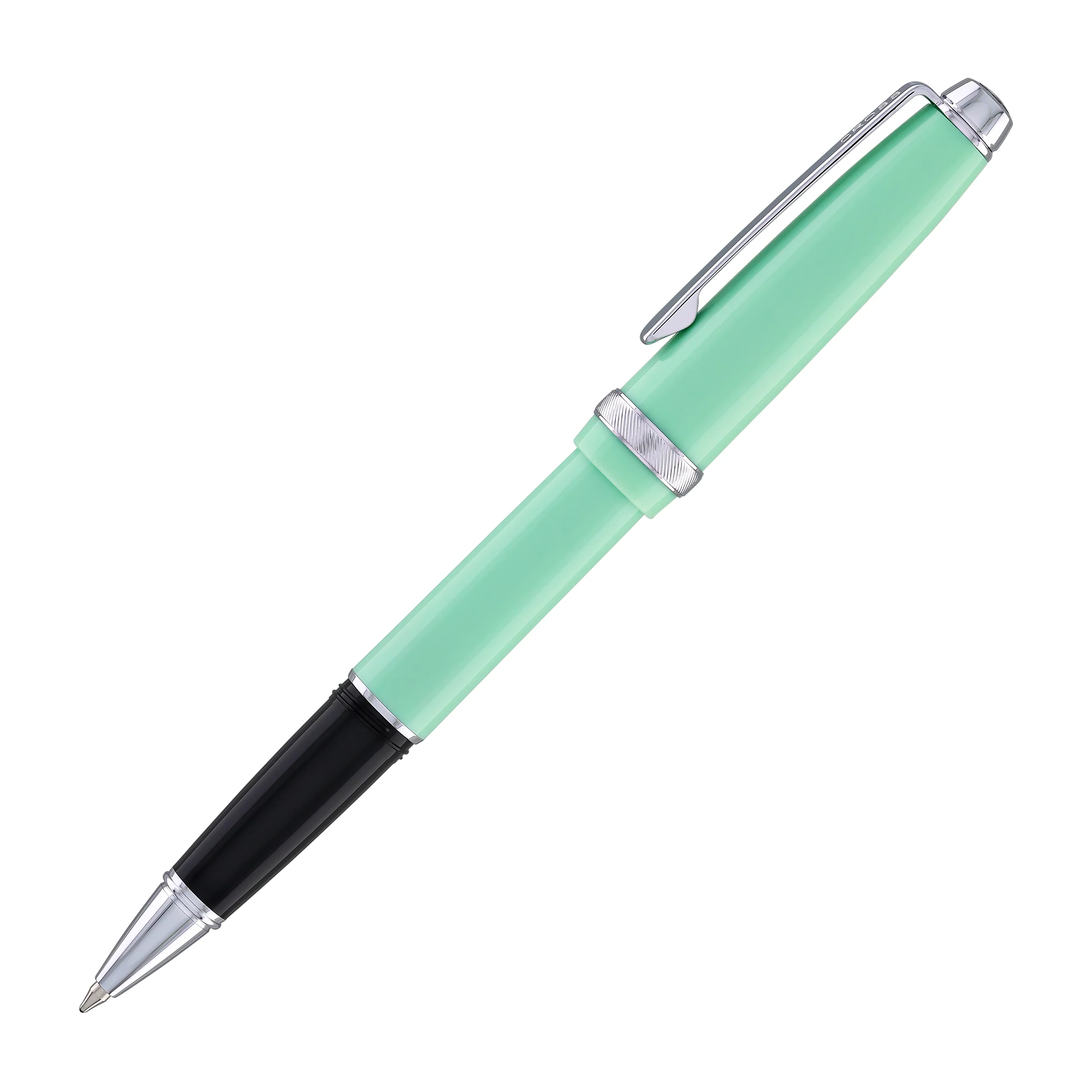 Cross Lume Ballpoint Pen in Seafoam with Polished Chrome Appointments - Image 5