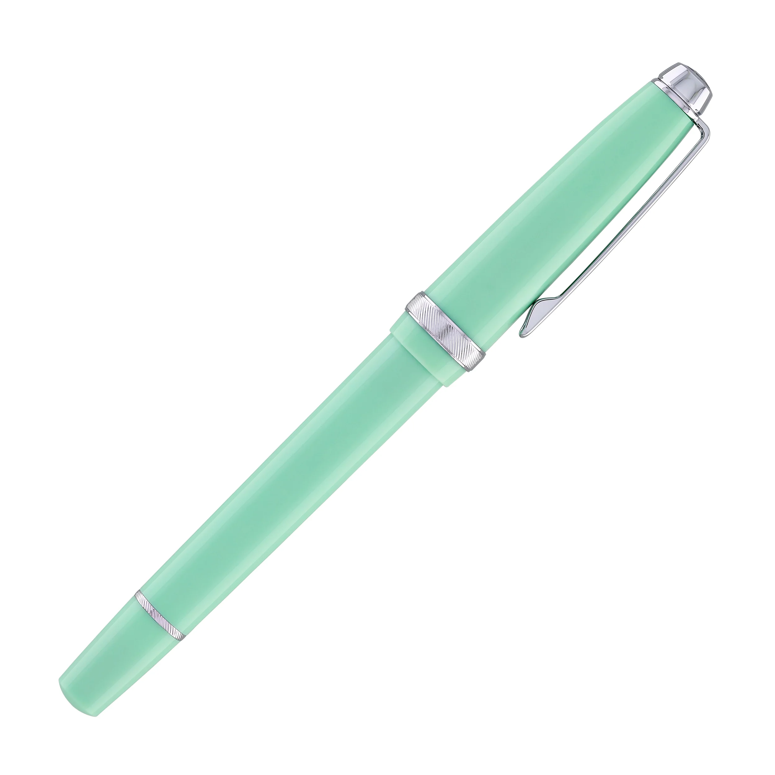 Cross Lume Ballpoint Pen in Seafoam with Polished Chrome Appointments - Image 7