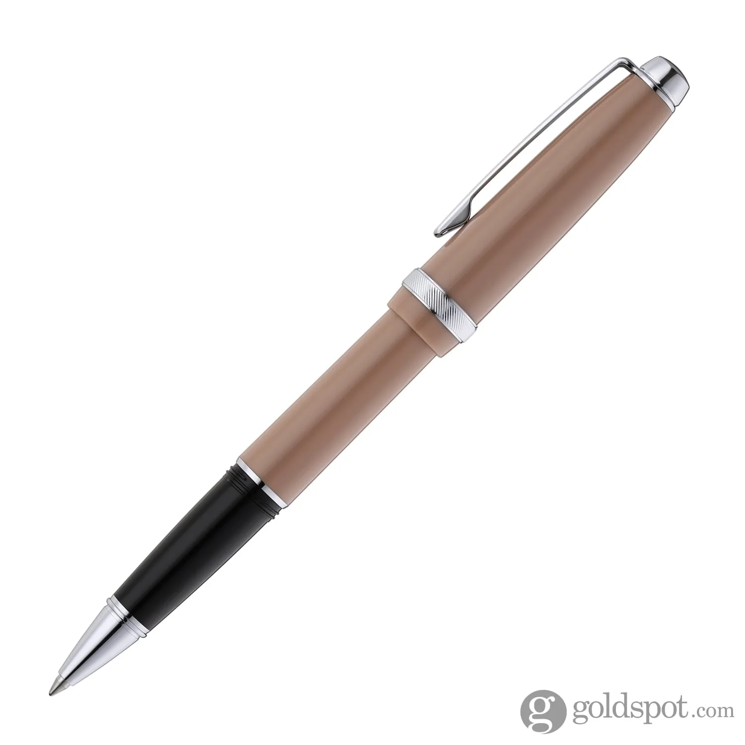 Cross Lume Rollerball Pen in Mocha with Polished Chrome Appointments - Image 2