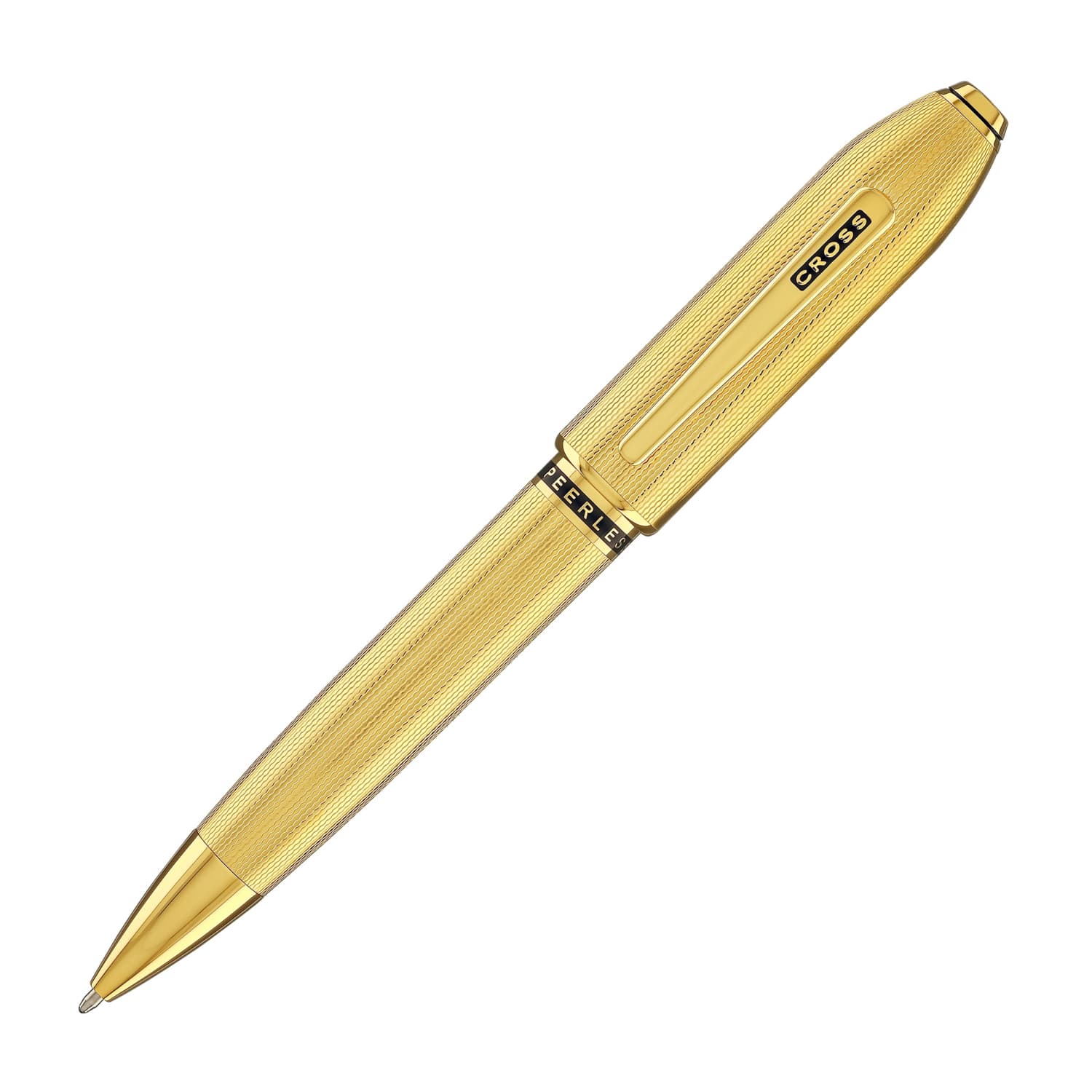 Cross Peerless Ballpoint Pen in 23KT Heavy Gold Plated