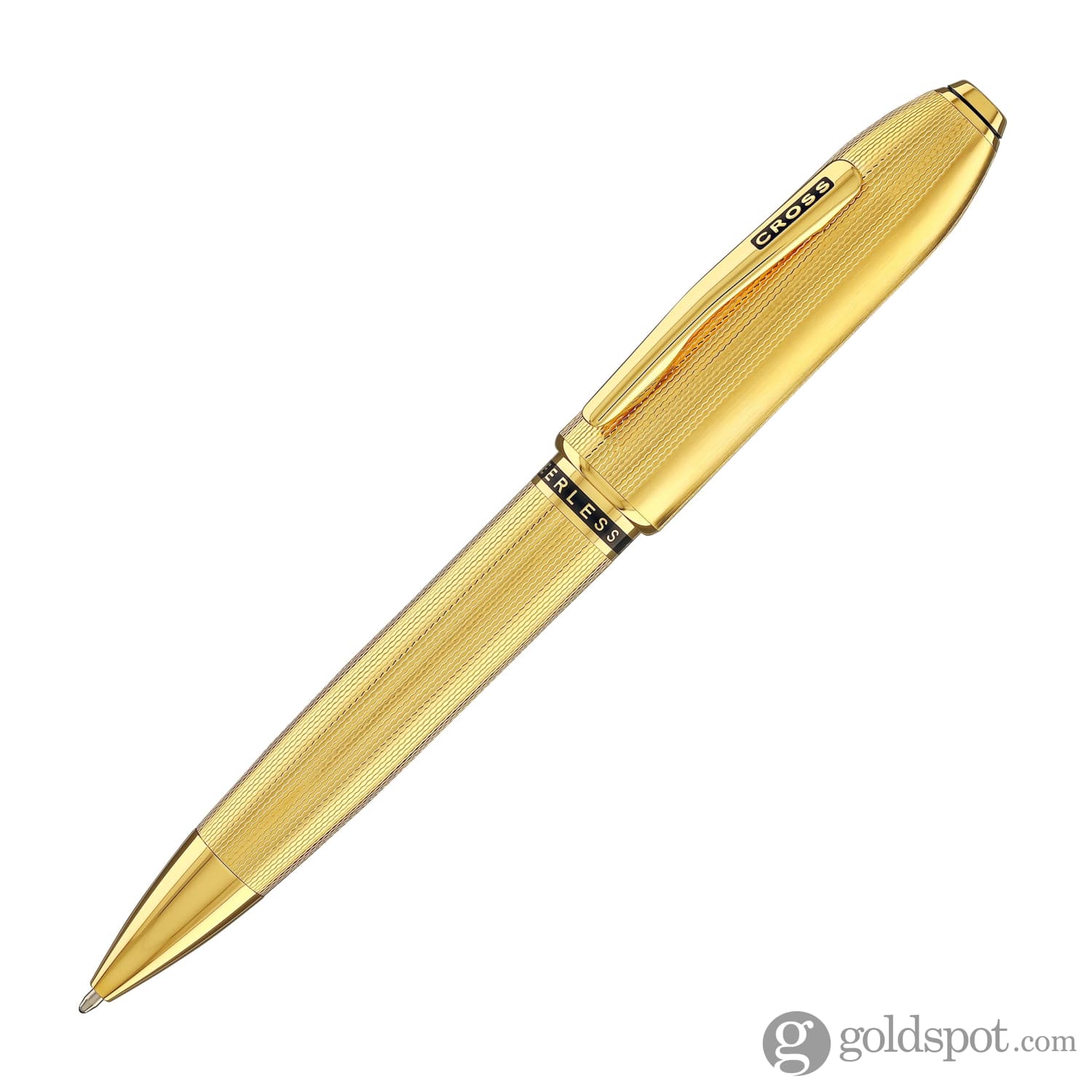 Cross Peerless Ballpoint Pen in 23KT Heavy Gold Plated - Image 2