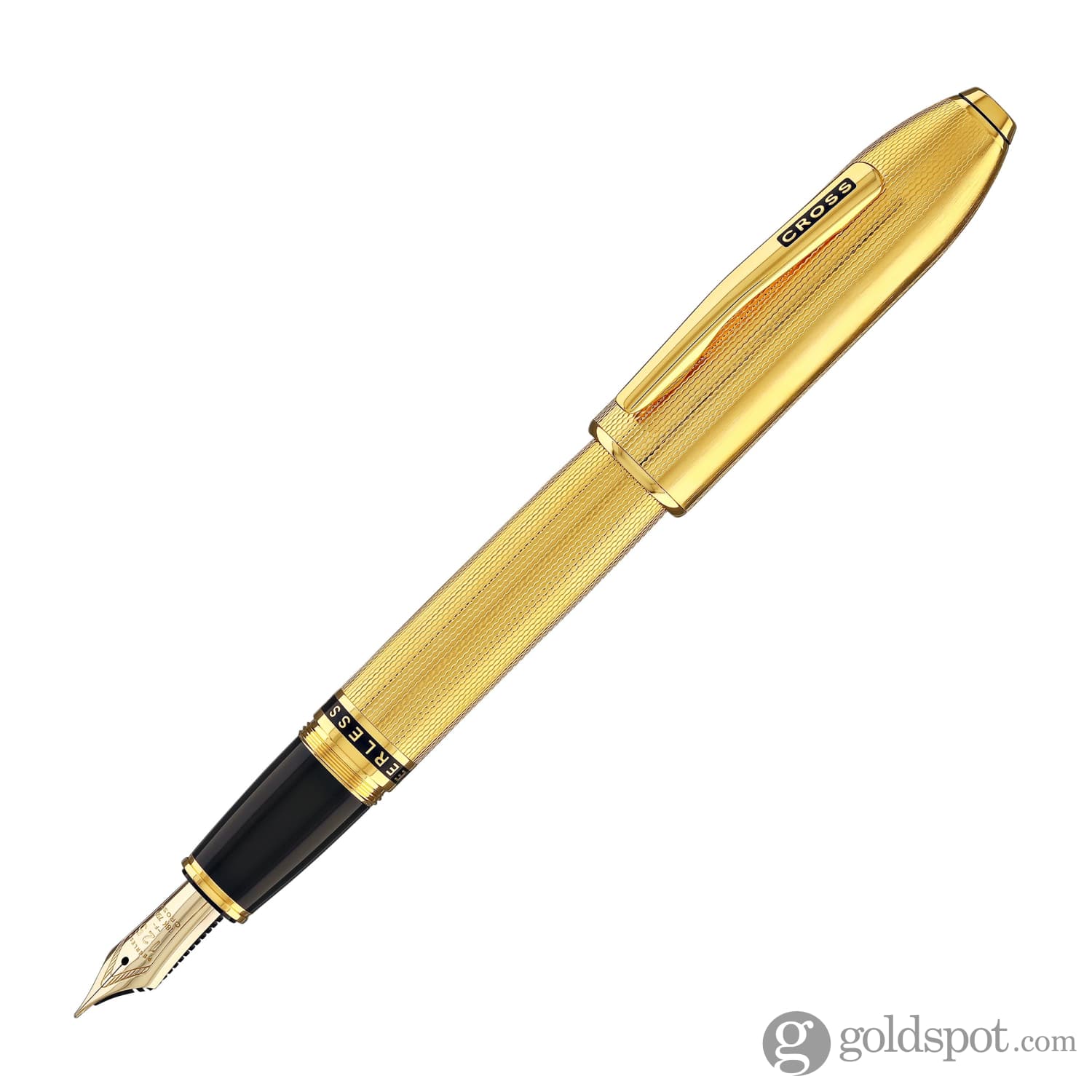 Cross Peerless Fountain Pen in 23KT Heavy Gold Plated - Image 3