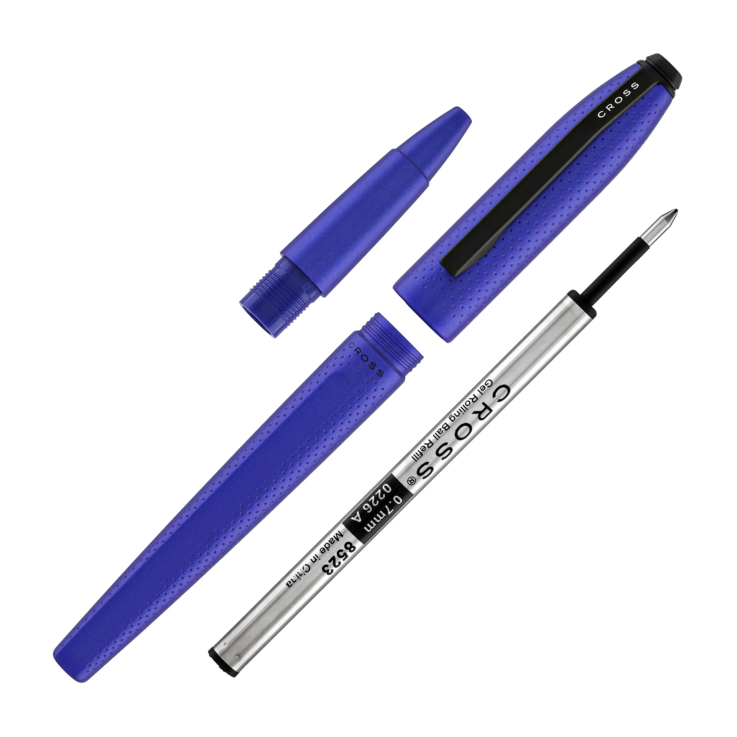 Cross Prism Ballpoint Pen in Deep Sea Blue Resin - Image 8
