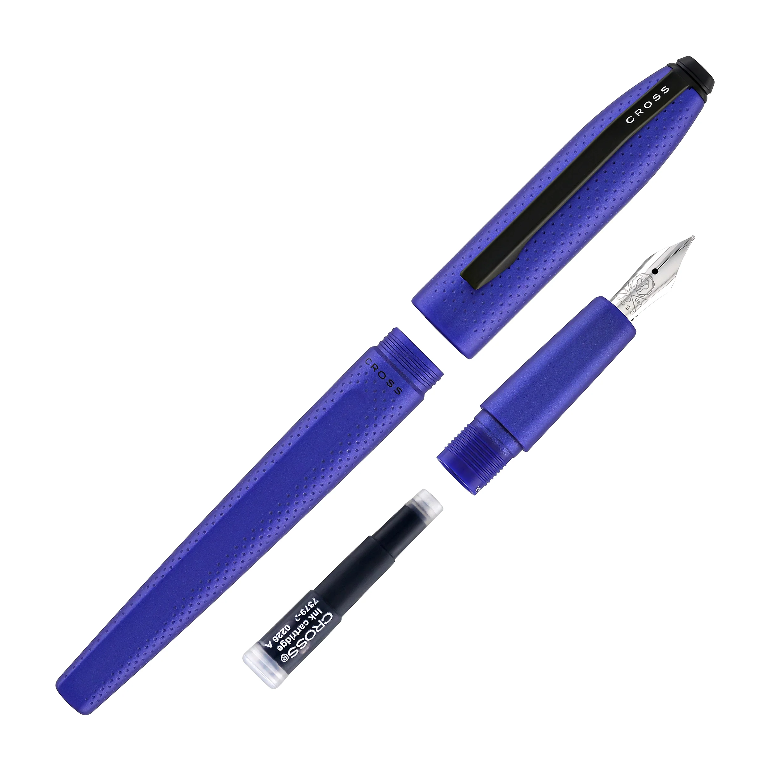 Cross Prism Fountain Pen in Deep Sea Blue Resin - Image 8