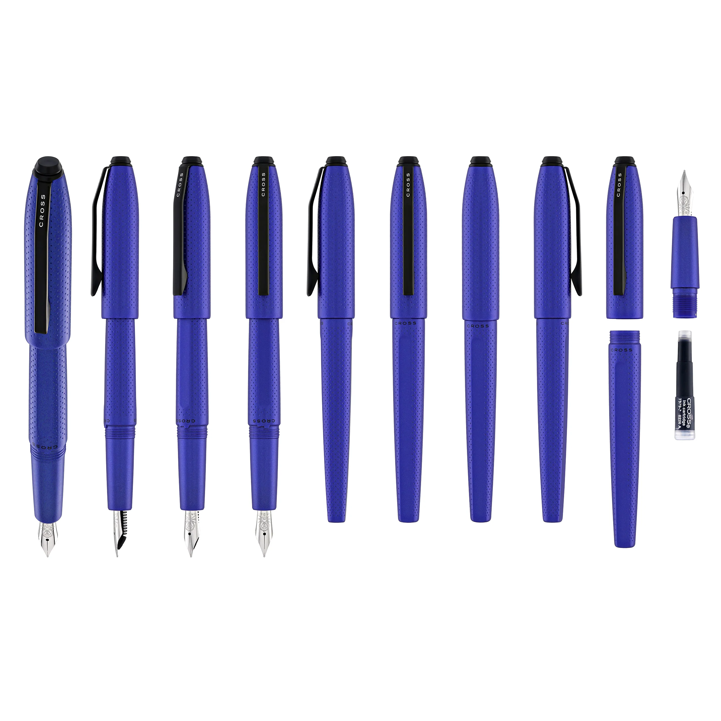 Cross Prism Fountain Pen in Deep Sea Blue Resin - Image 9