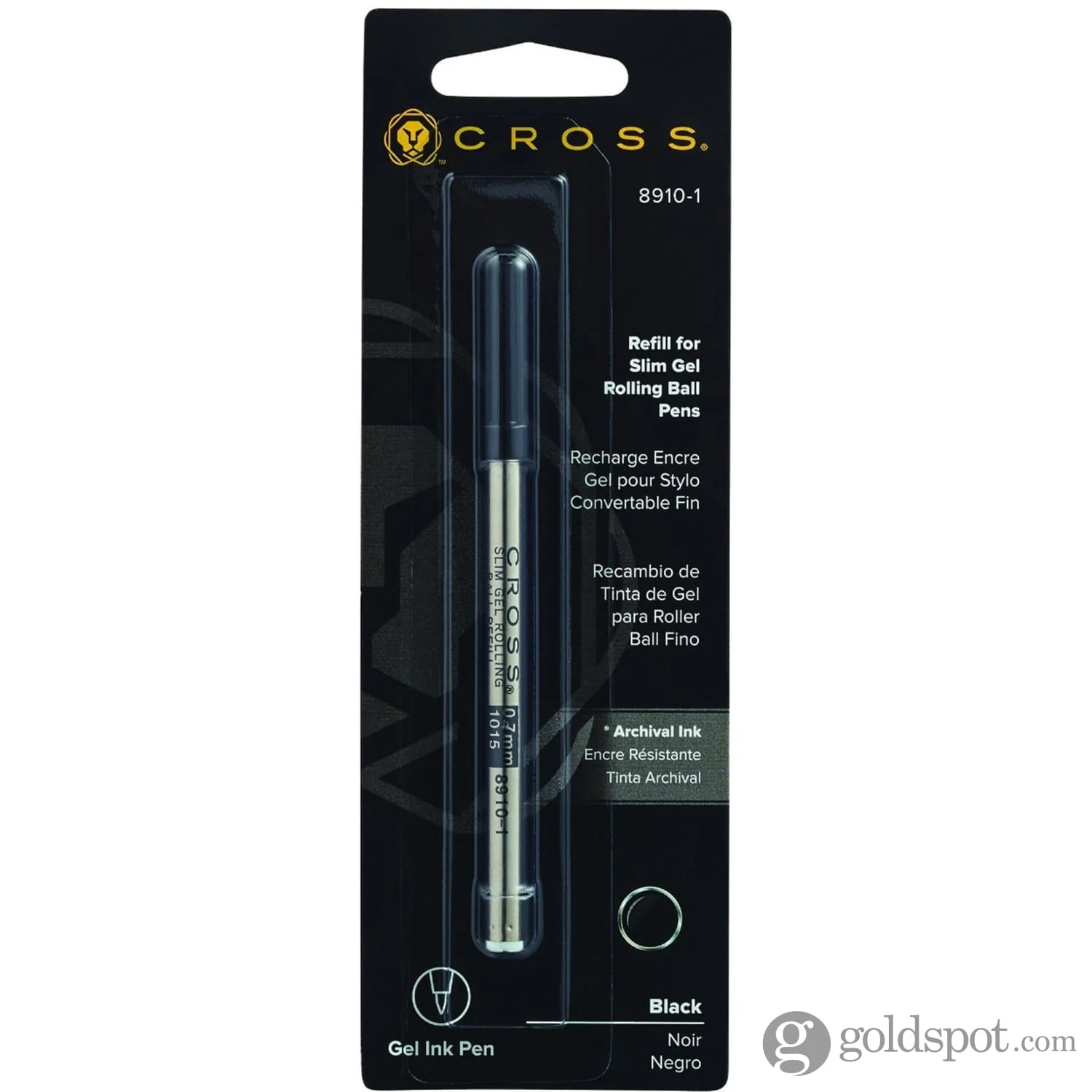Cross Spire and Click Rollerball Refill in Black - Image 2