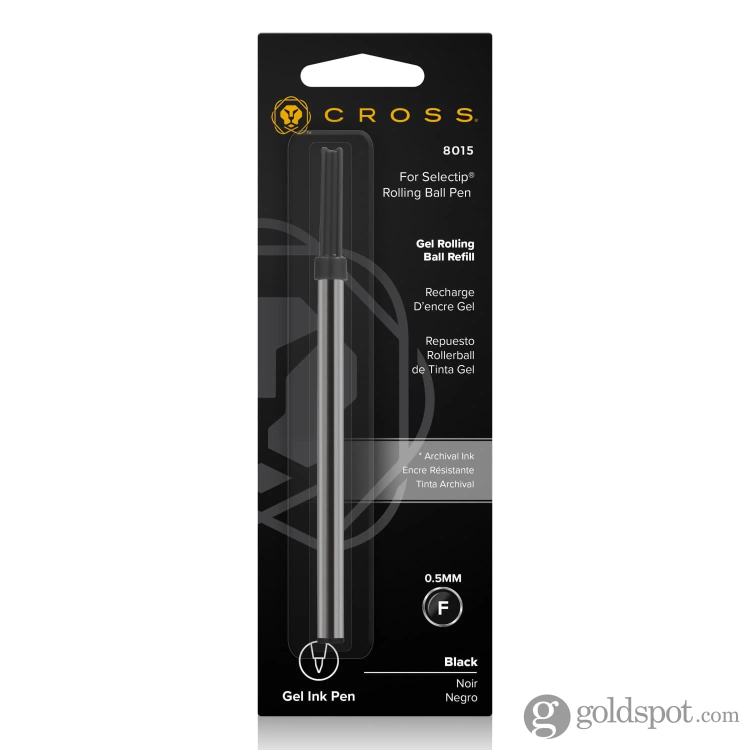Cross Rollerball Refill in Black - Fine Point - Image 2