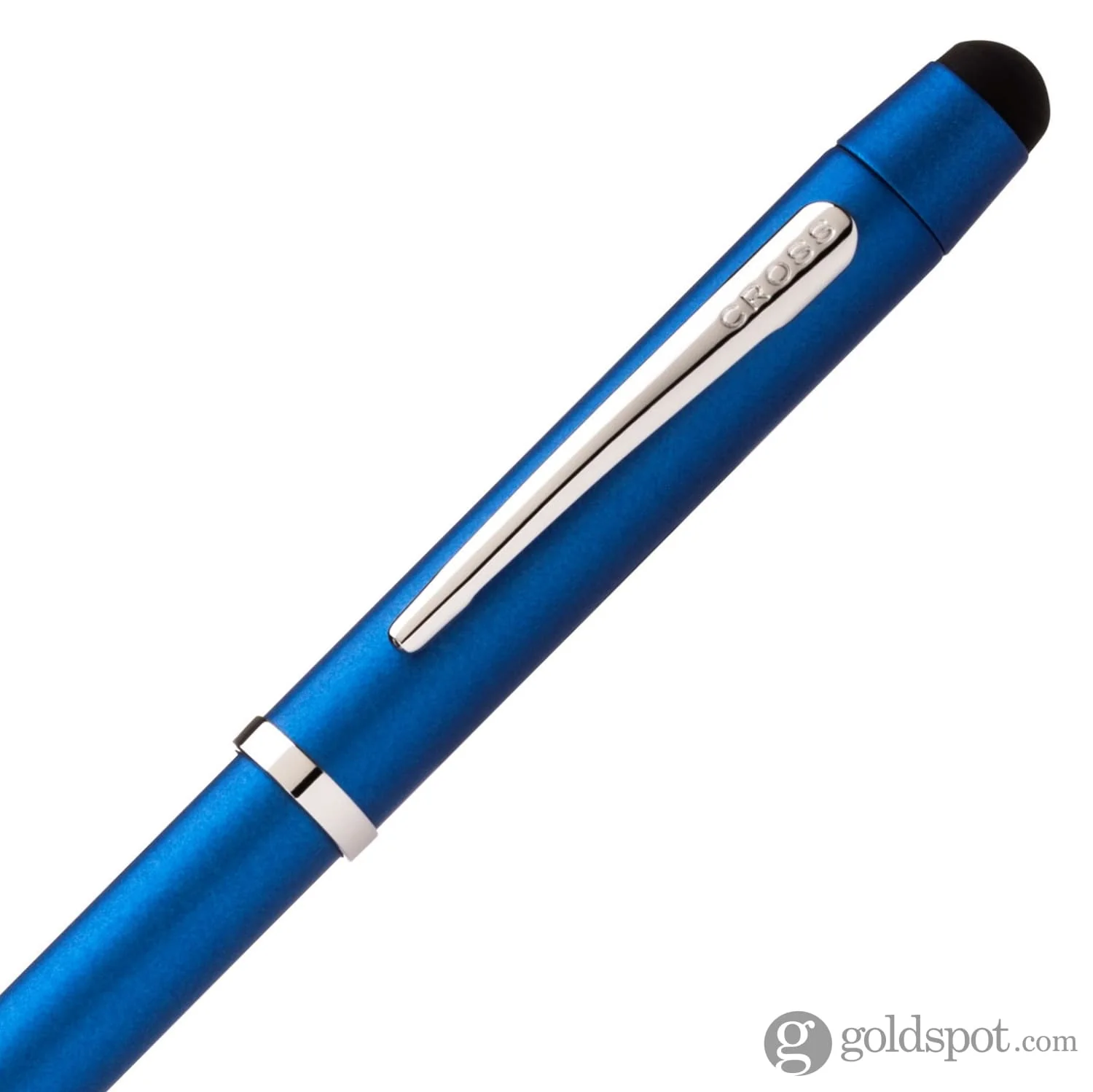 Cross Tech 3+ Multi Functional Pen in Metallic Blue with Chrome Trim - Image 3