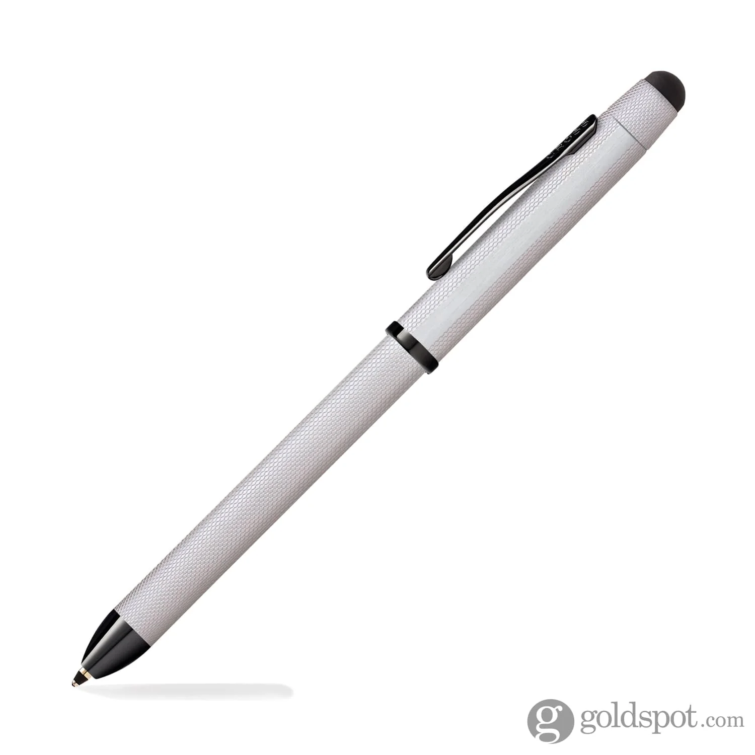 Cross Tech 3+ Multi Functional Pen in Brushed Chrome with PVD Trim - Image 2