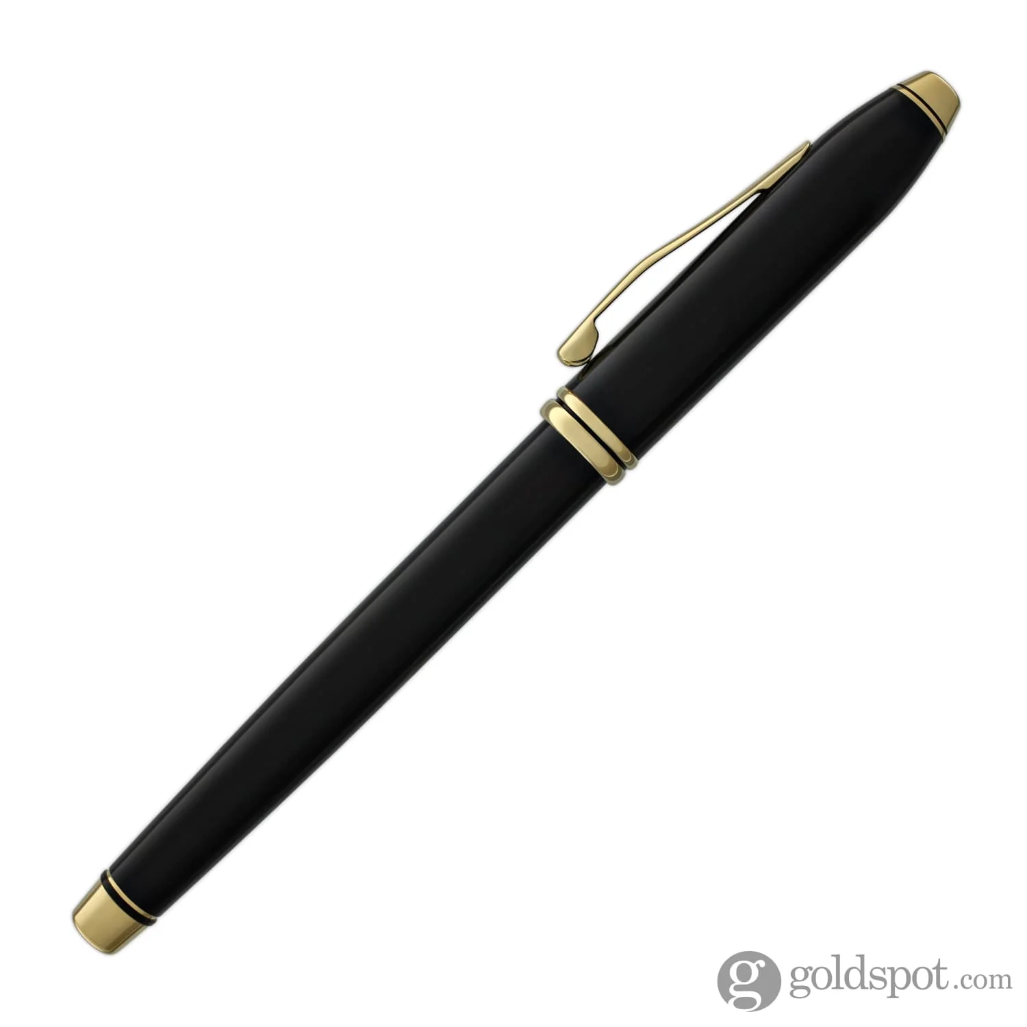 Cross Townsend Fountain Pen in Black Lacquer - 18kt Gold - Image 5