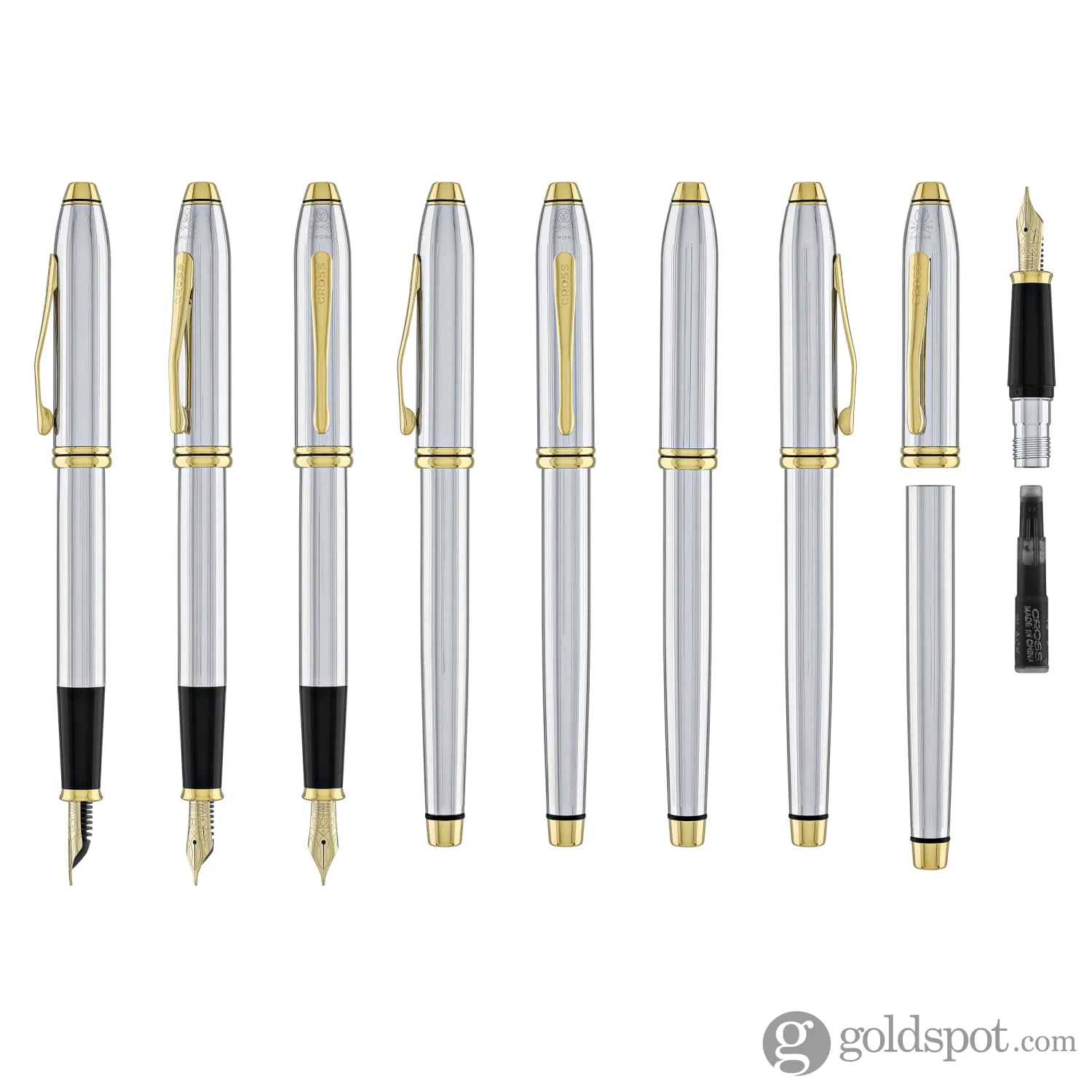 Cross Townsend Medalist Fountain Pen with 23 Karat Gold Plated Nib - Image 8