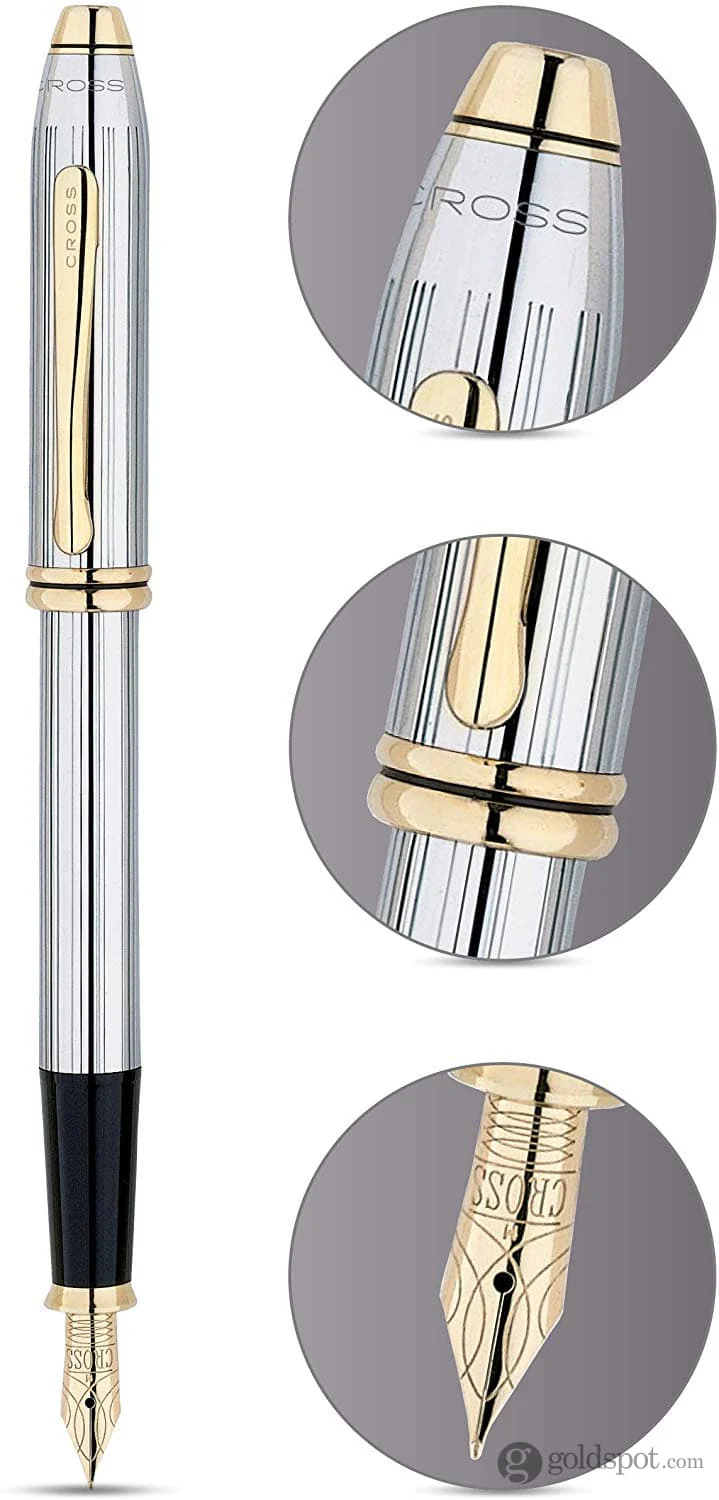 Cross Townsend Medalist Fountain Pen with 23 Karat Gold Plated Nib - Image 9