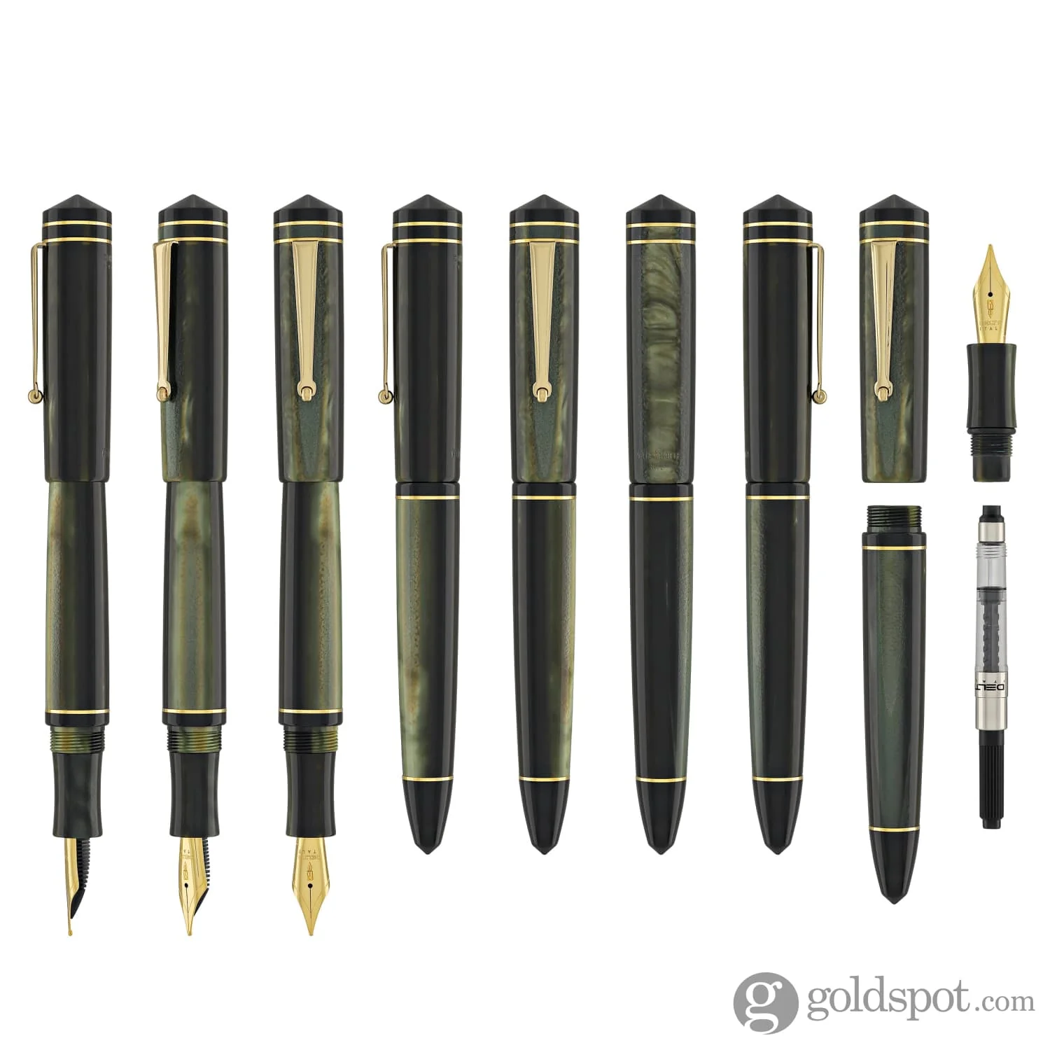 Delta Write Balance Fountain Pen in Green - Image 8