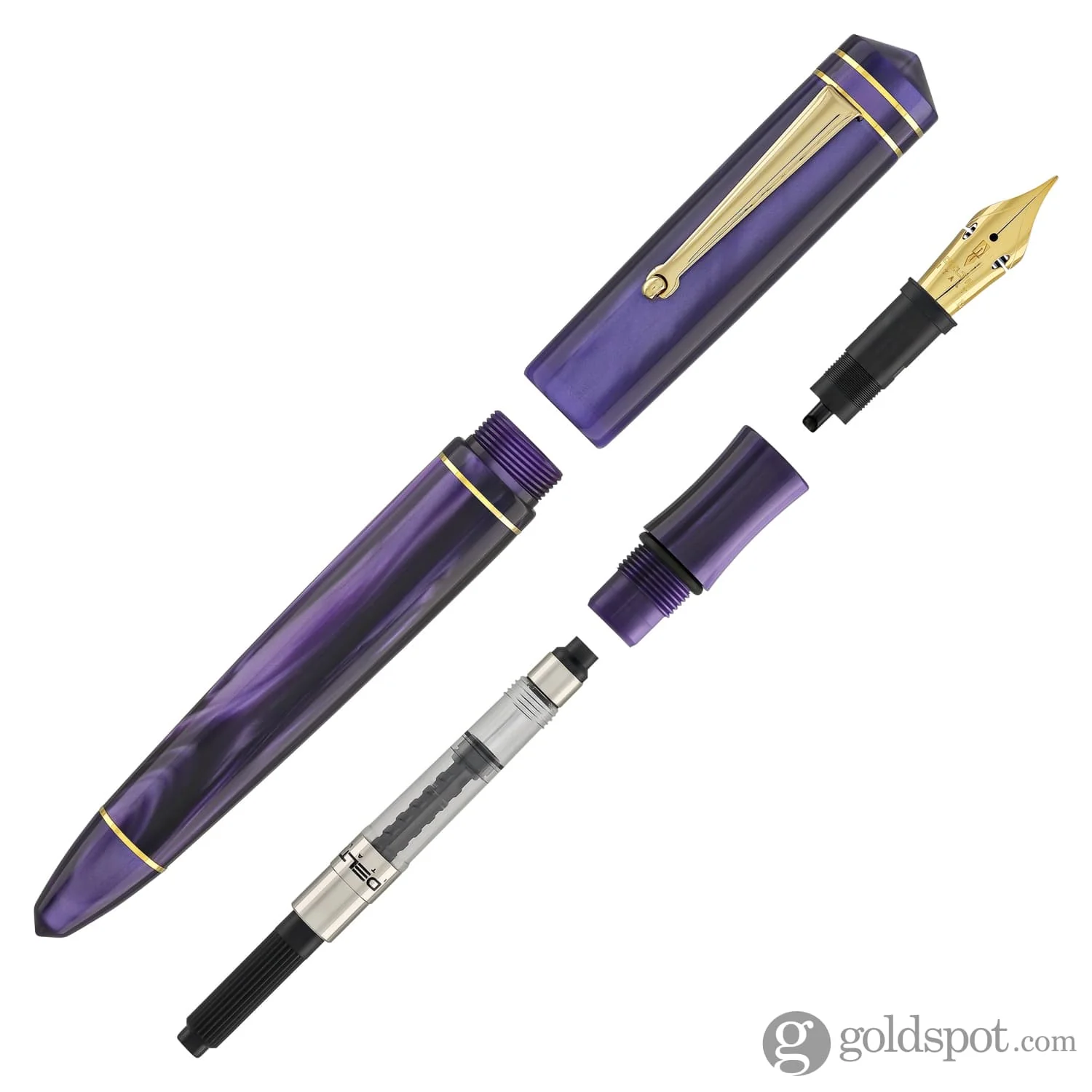 Delta Write Balance Fountain Pen in Purple - Image 7