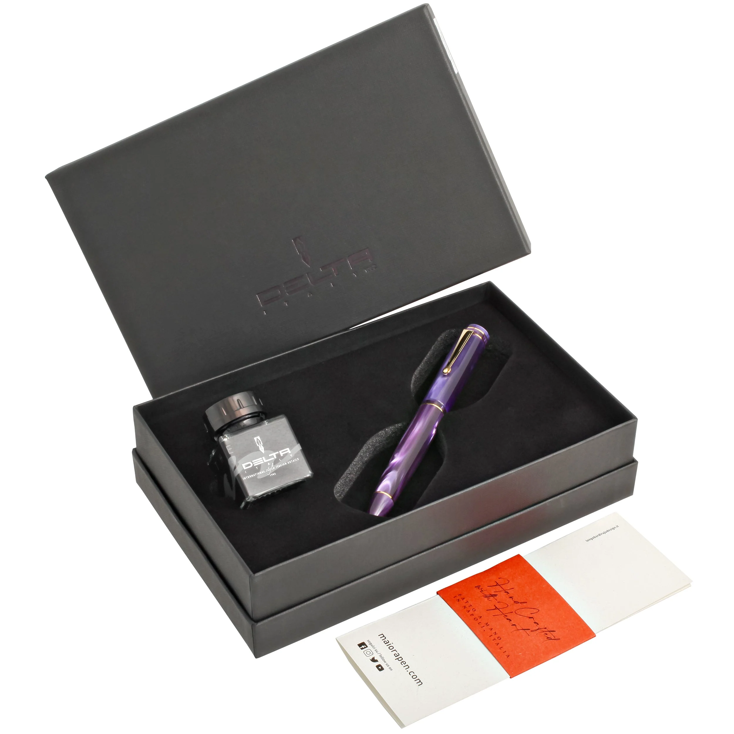 Delta Write Balance Fountain Pen in Purple - Image 9