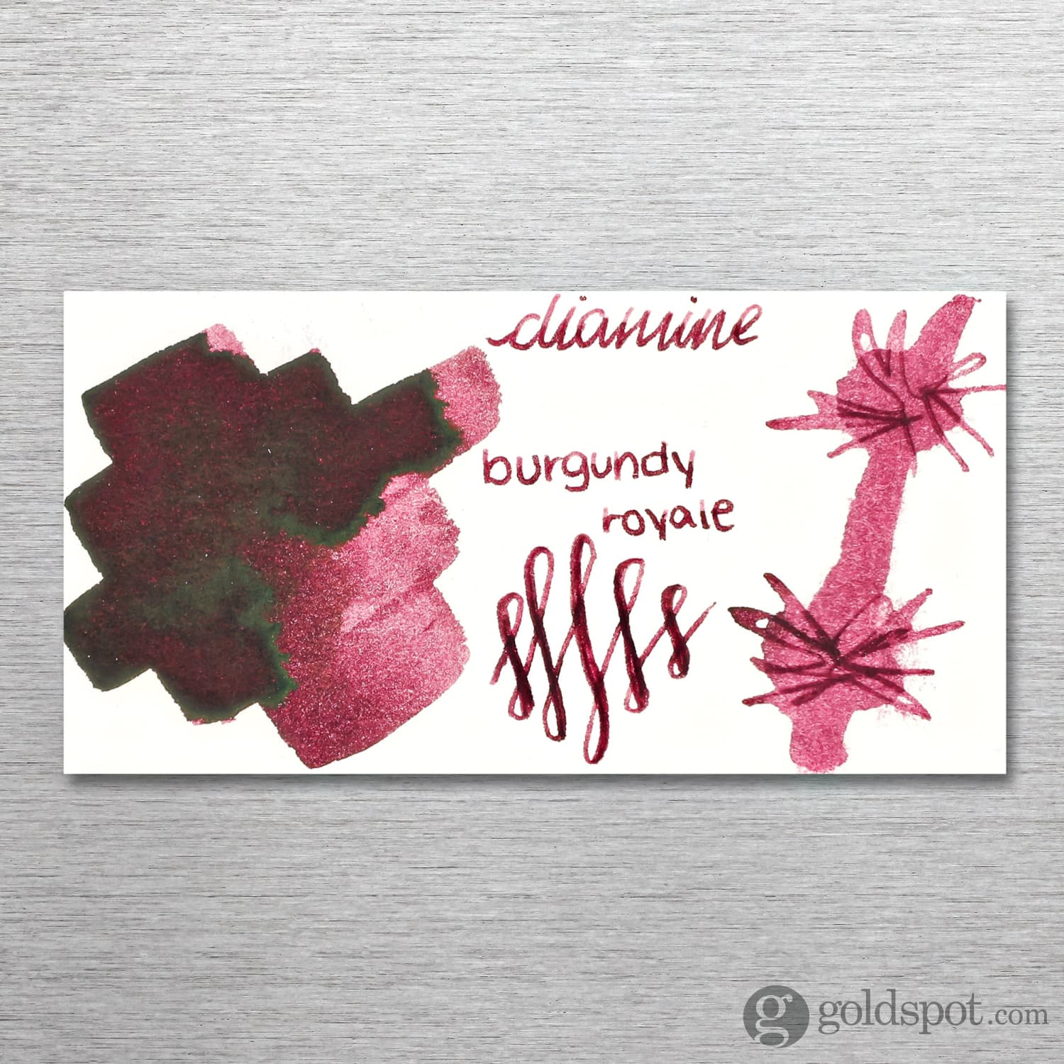 Diamine 150th Anniversary Bottled Ink in Burgundy Royale - 40 mL - Image 2