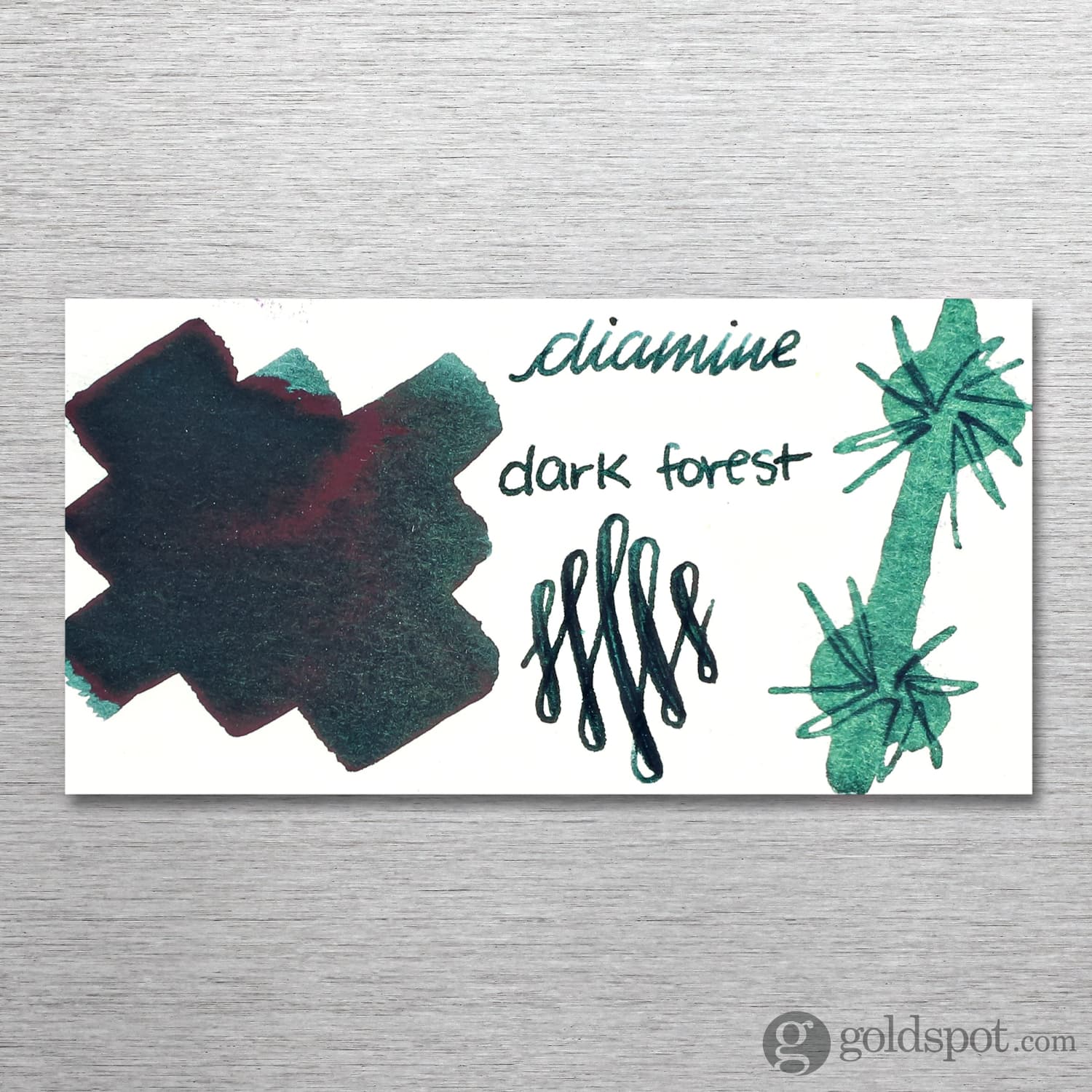 Diamine 150th Anniversary Bottled Ink in Dark Forest - 40 mL - Image 2