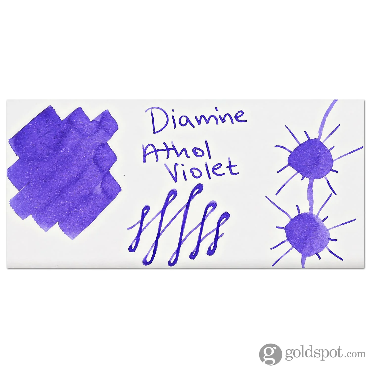 Diamine 160th Anniversary Bottled Ink in Athol Violet - 75 mL - Image 2