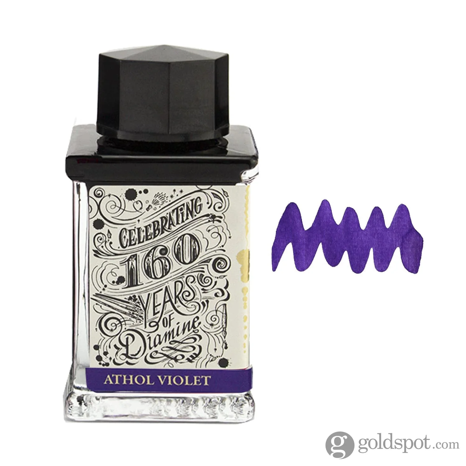 Diamine 160th Anniversary Bottled Ink in Athol Violet - 75 mL - Image 3
