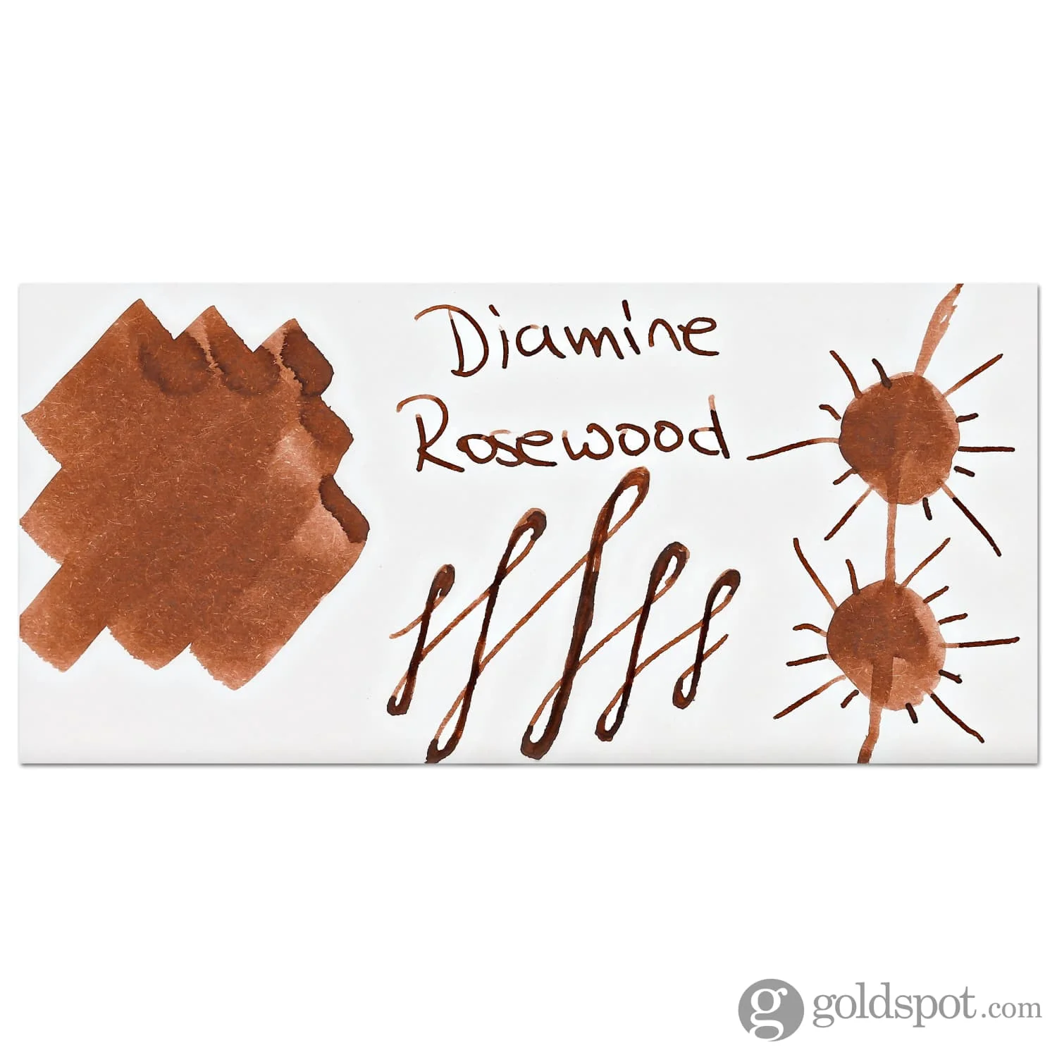 Diamine 160th Anniversary Bottled Ink in Rosewood - 75 mL - Image 2