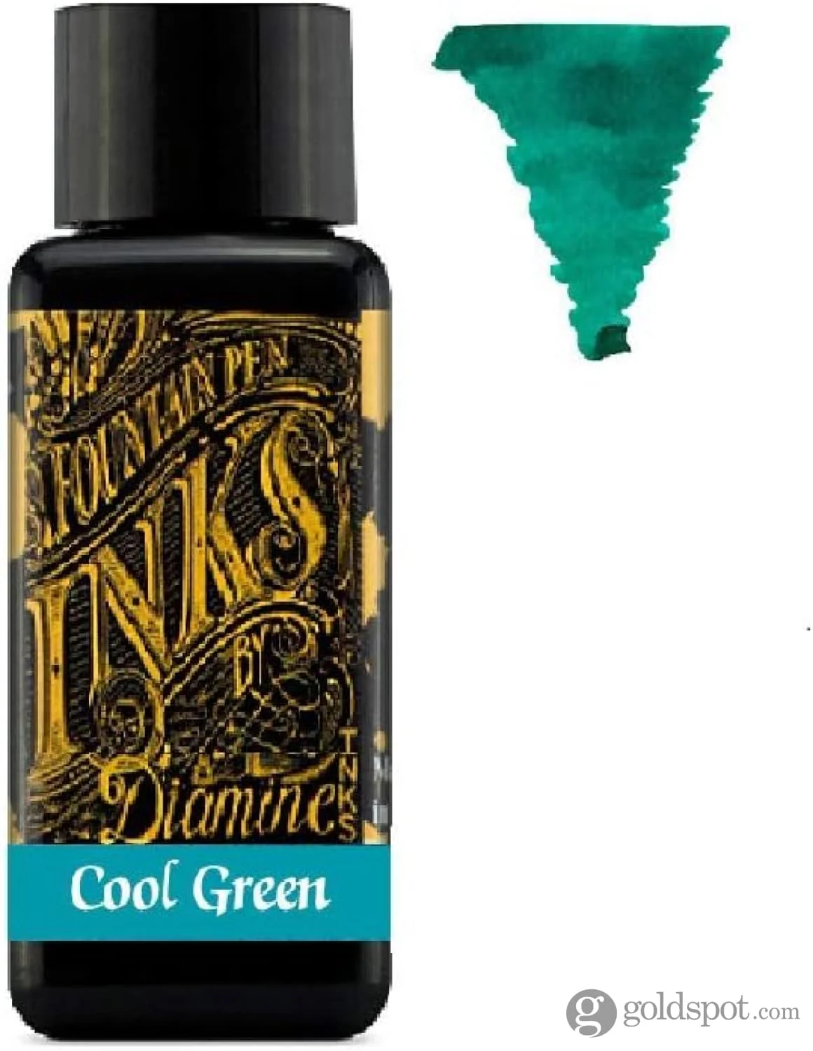 Diamine - 30ml Fountain Pen Ink - Colour Wheel - 6 x Bottles - Writers Blood, Cool Green, Misty Blue, Sepia, Flamingo Pink, Damson - Image 3